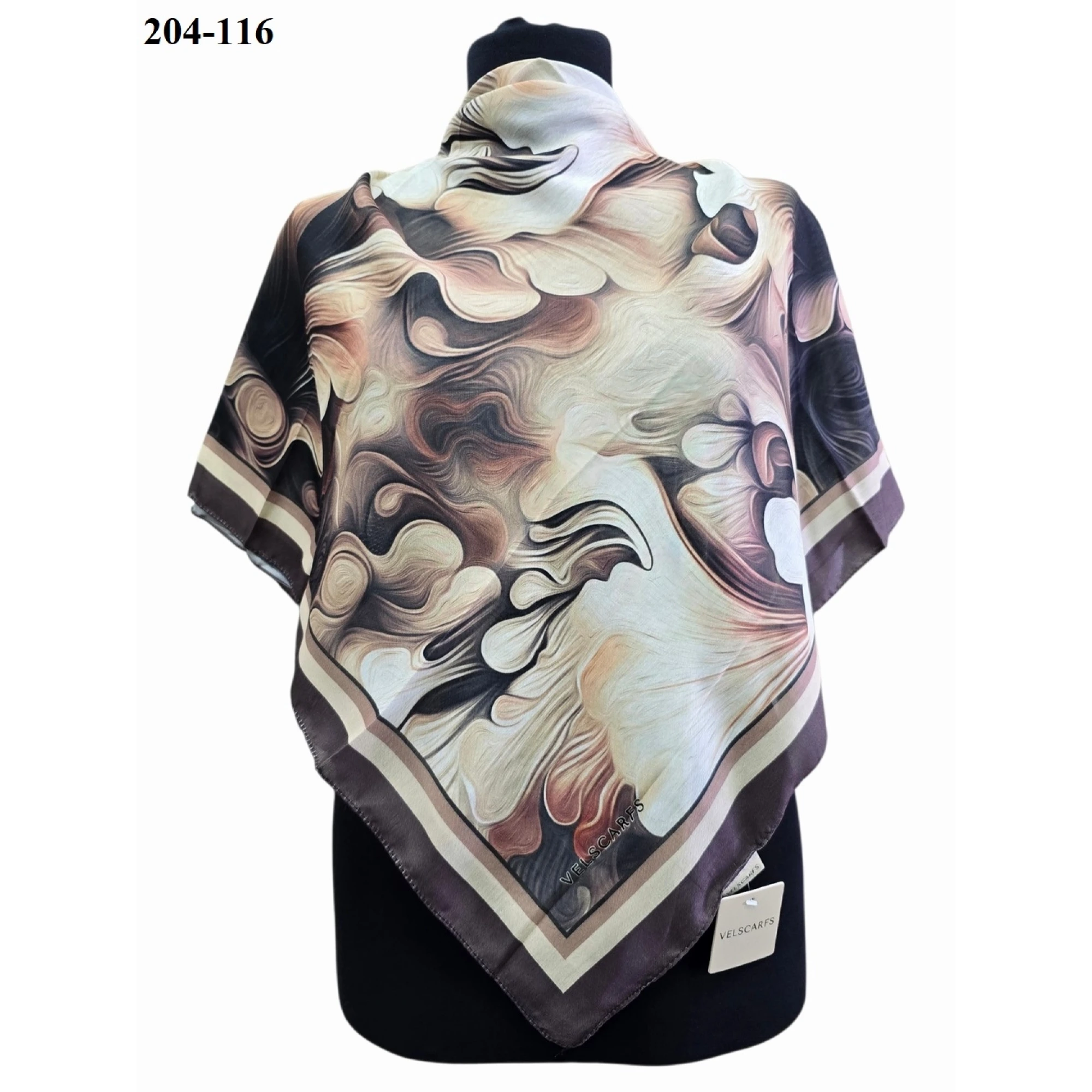 Velscarfs Soft Pamuk Parla Eşarp (Kahve) 204-116