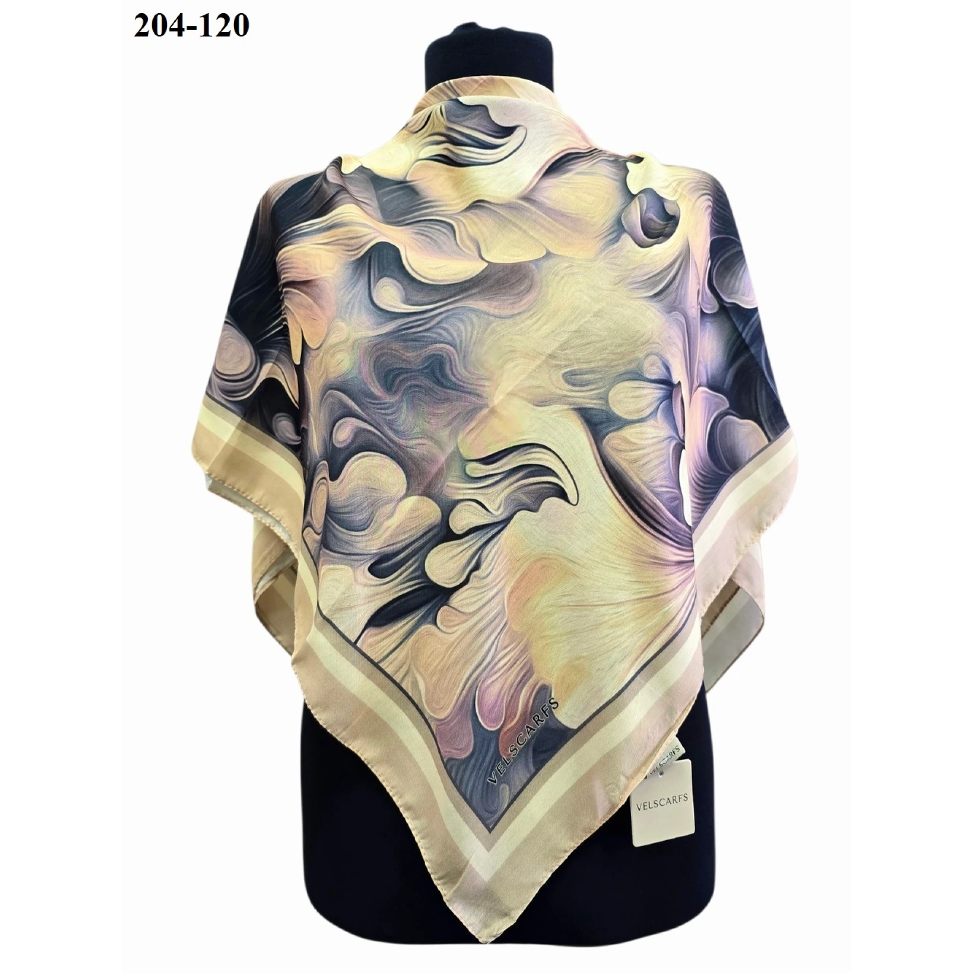 Velscarfs Soft Pamuk Parla Eşarp (Bej) 204-120