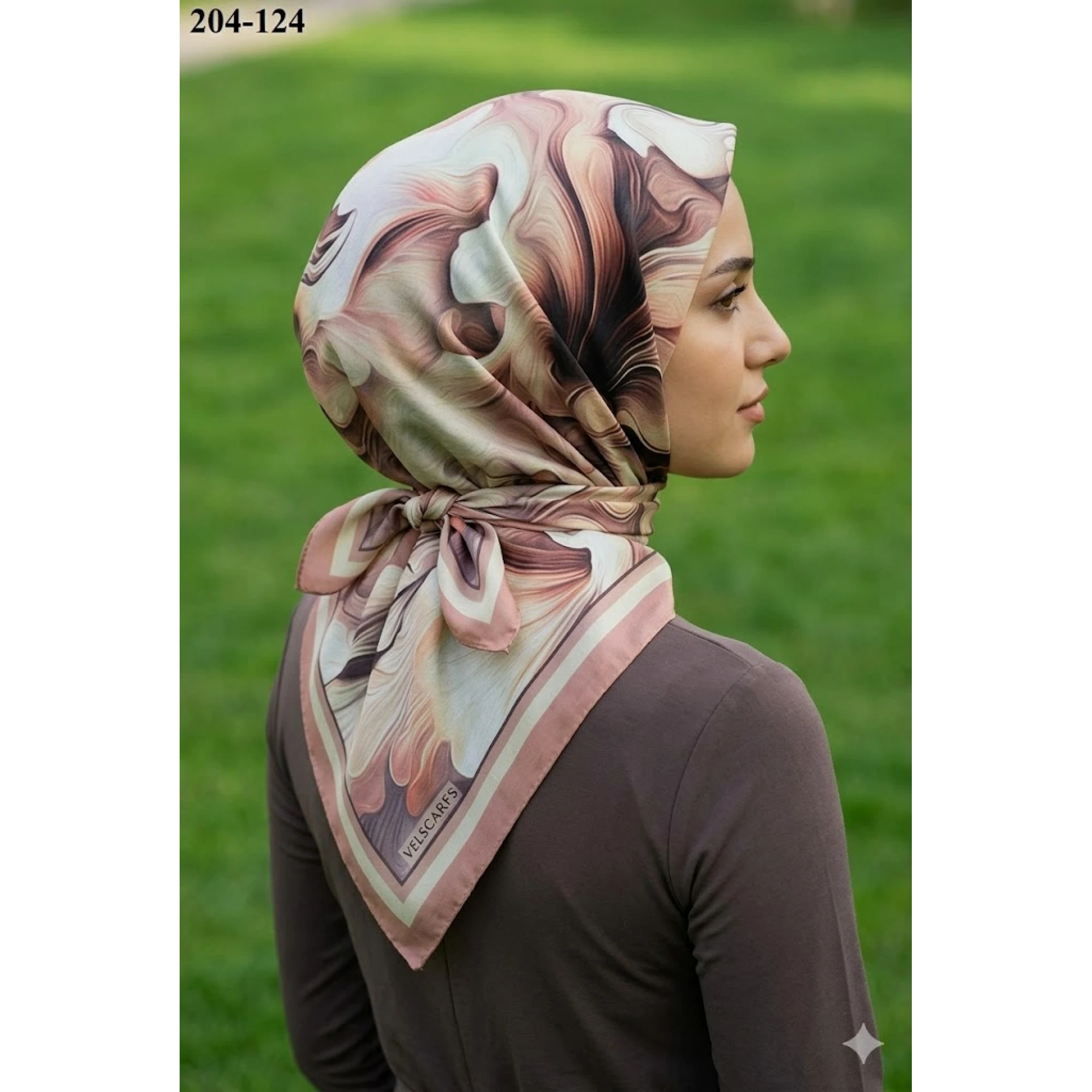 Velscarfs Soft Pamuk Parla Eşarp (Pişmiş Ayva) 204-124