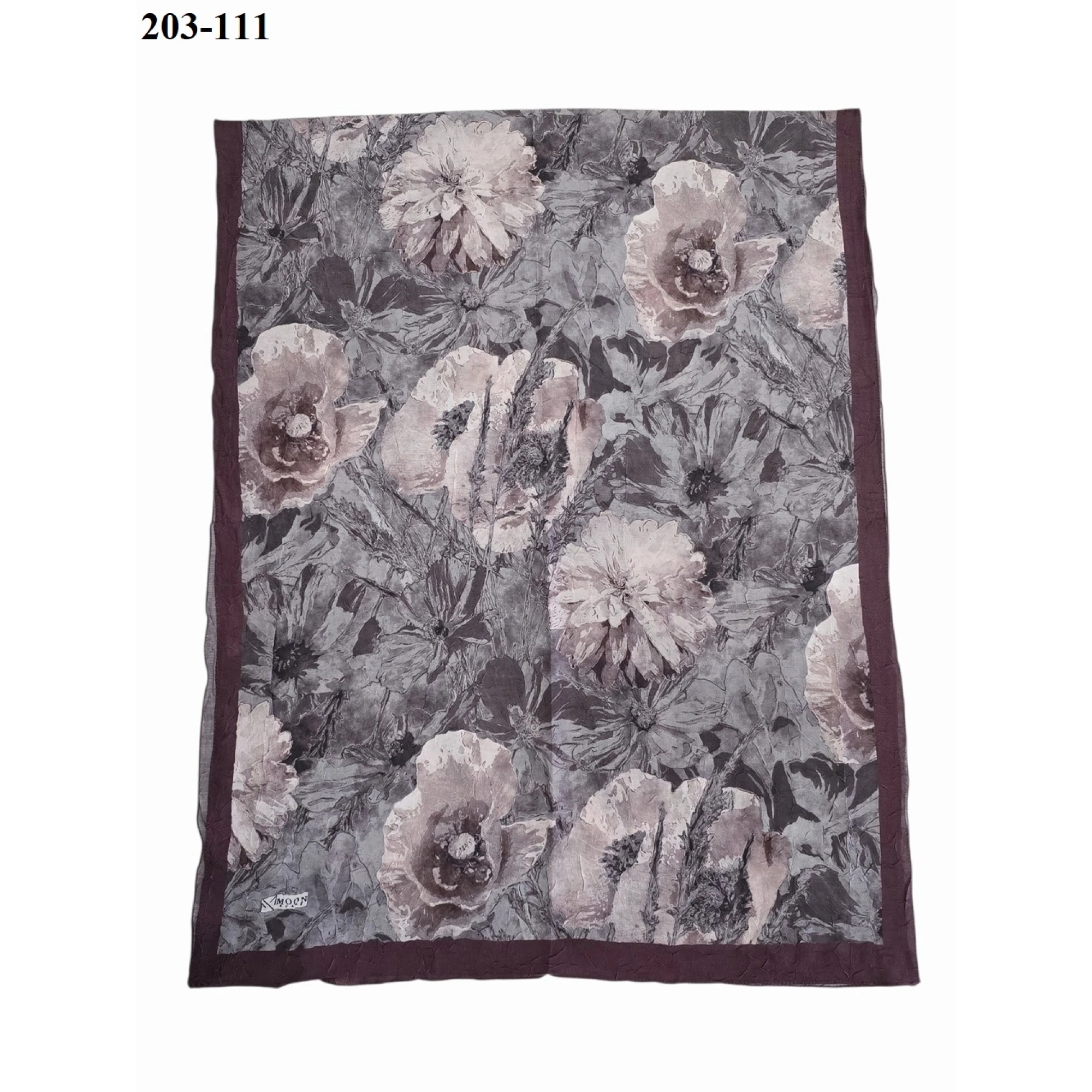 Moon Scarf Bambu Kraş Pamuk Şal (Eski Lavanta) 203-111