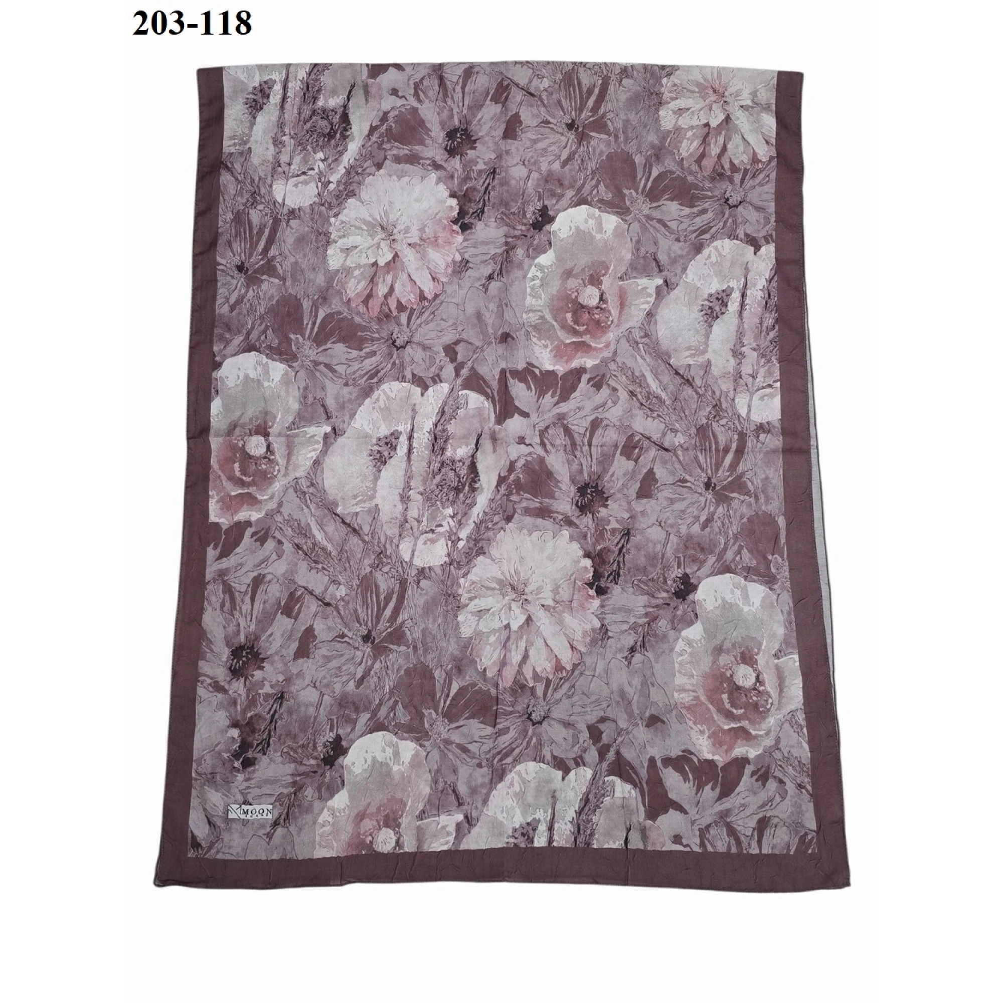 Moon Scarf Bambu Kraş Pamuk Şal (Eski Lavanta) 203-118
