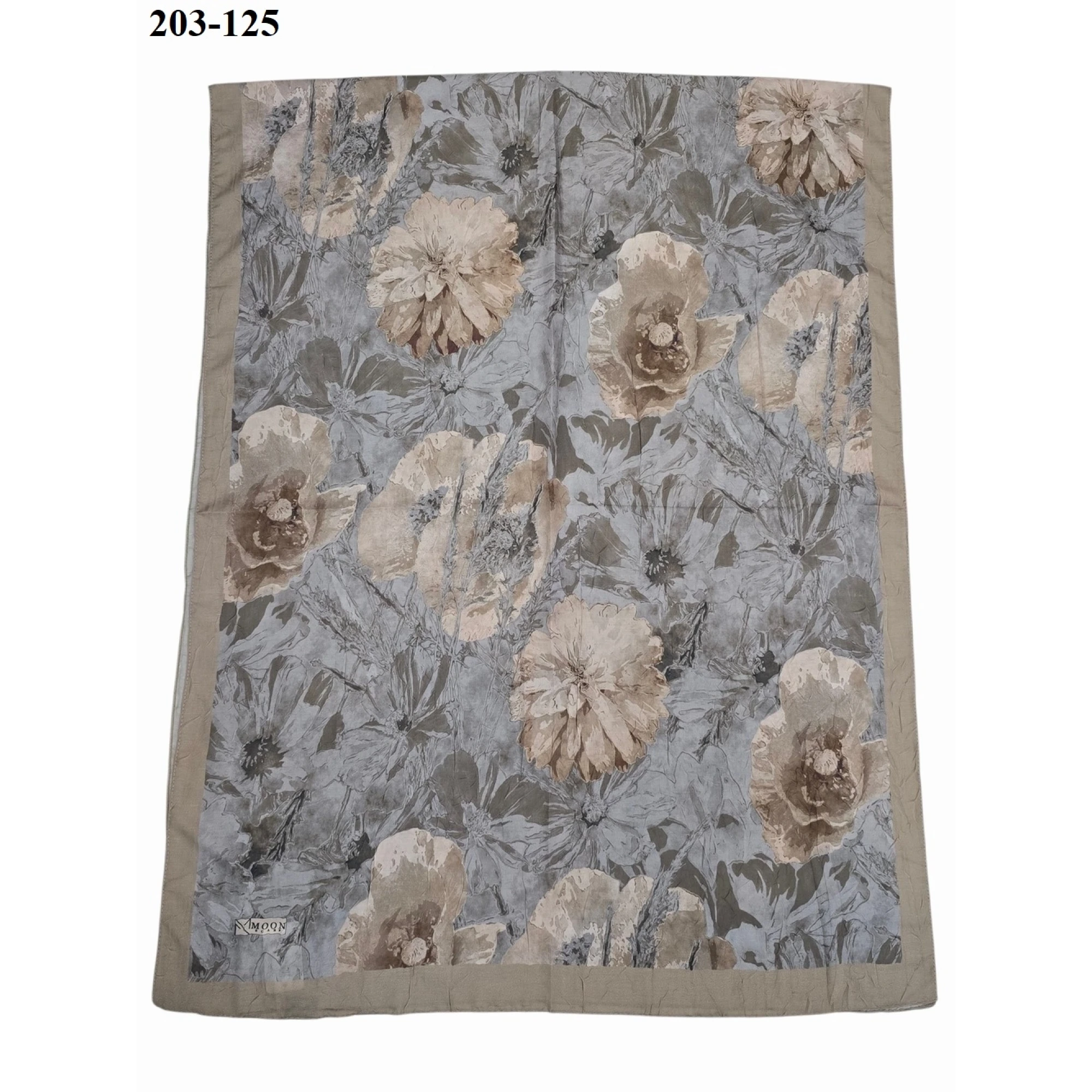 Moon Scarf Bambu Kraş Pamuk Şal (Camel) 203-125