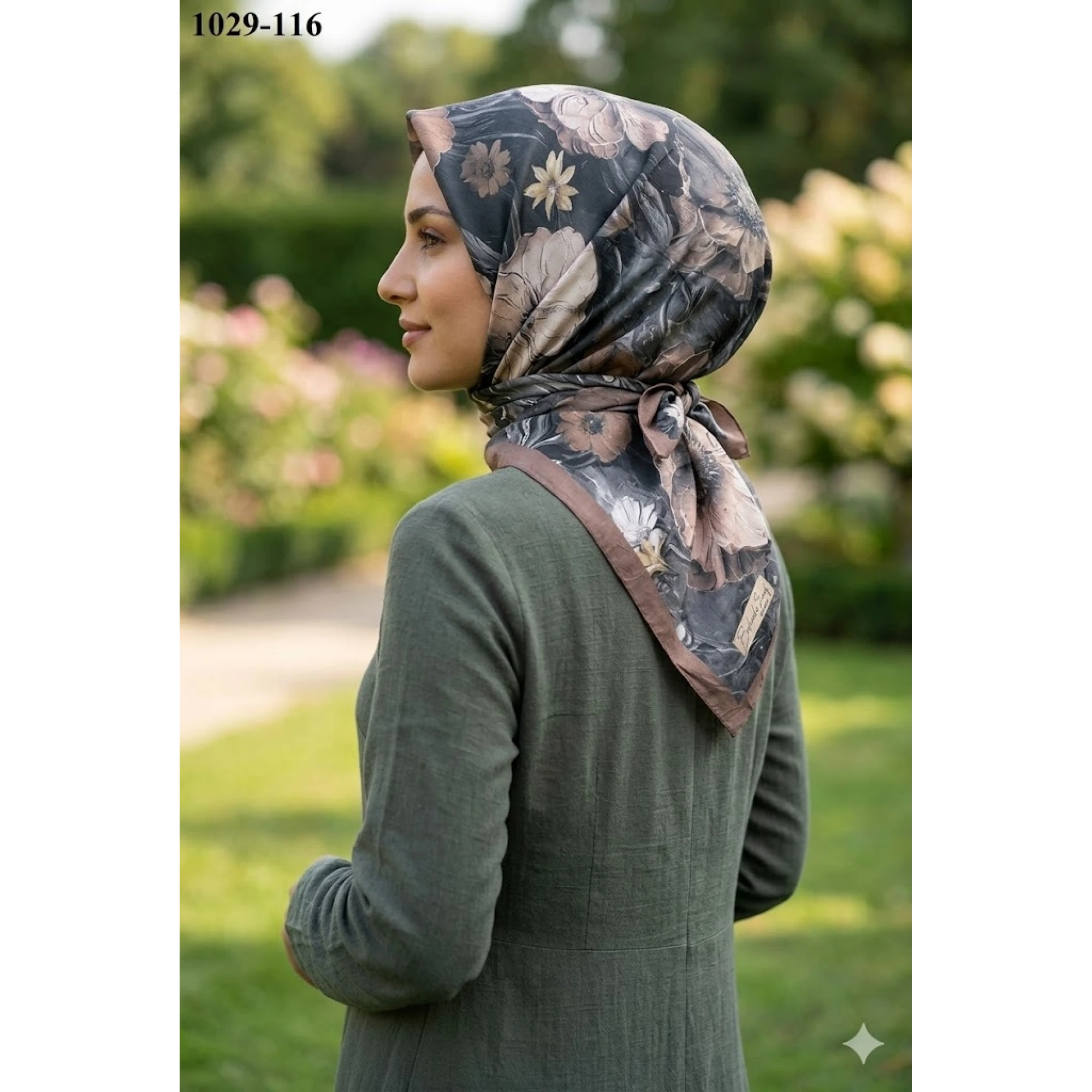 Belinda Scarf Bambu Pamuk Eşarp (Kahve) 1029-116