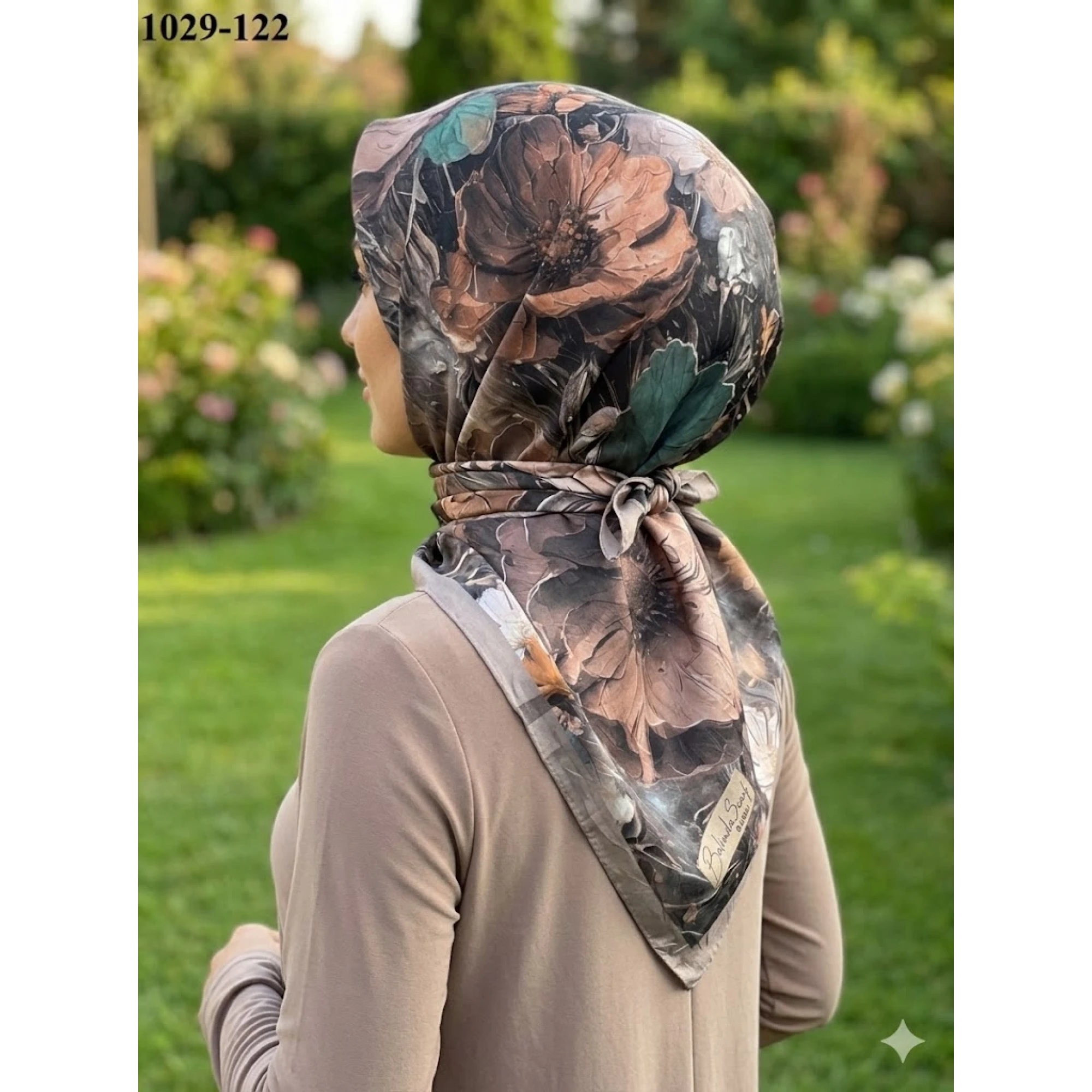 Belinda Scarf Bambu Pamuk Eşarp (Vizon) 1029-122