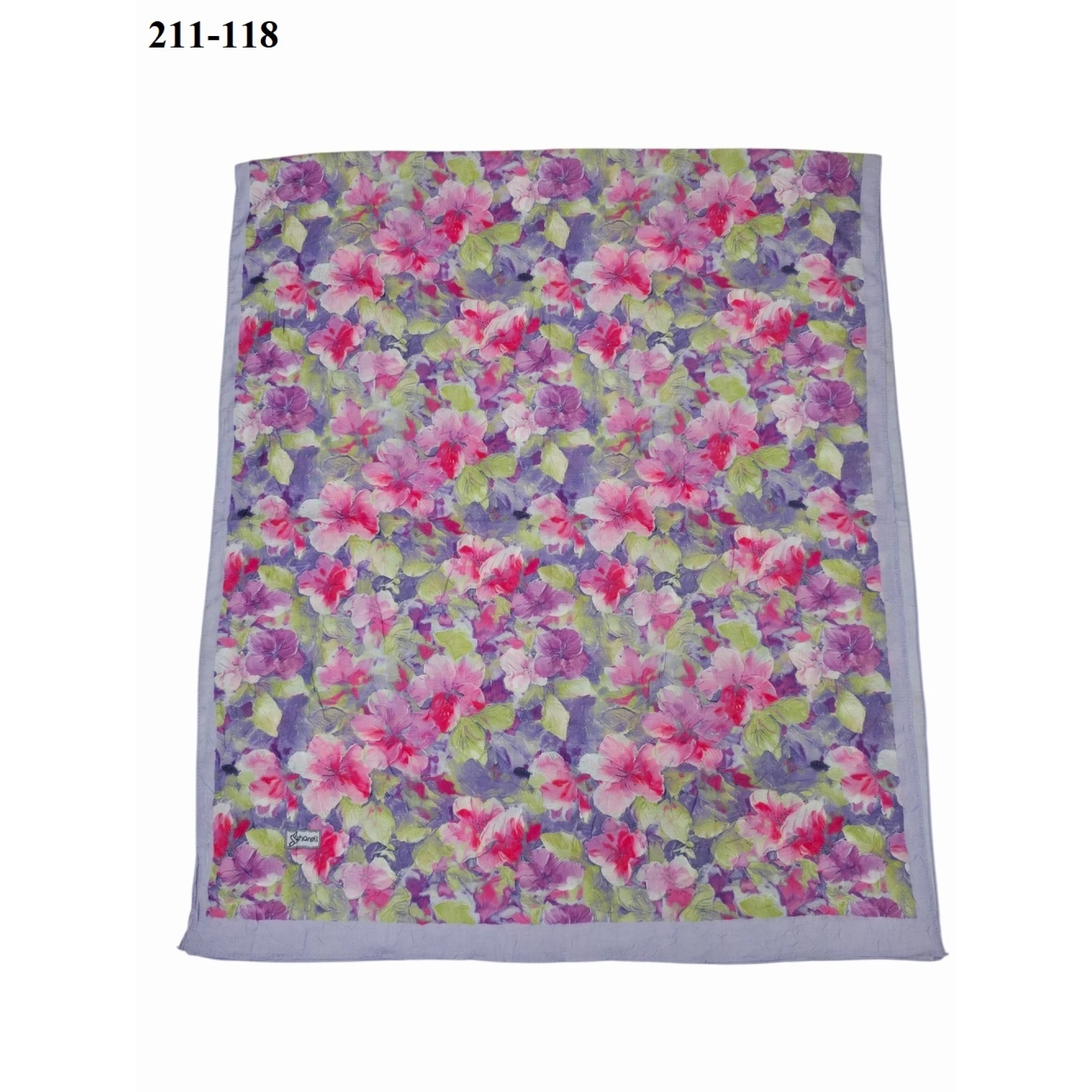 Sharell Bambu Kraş Pamuk Şal (Lila) 211-118