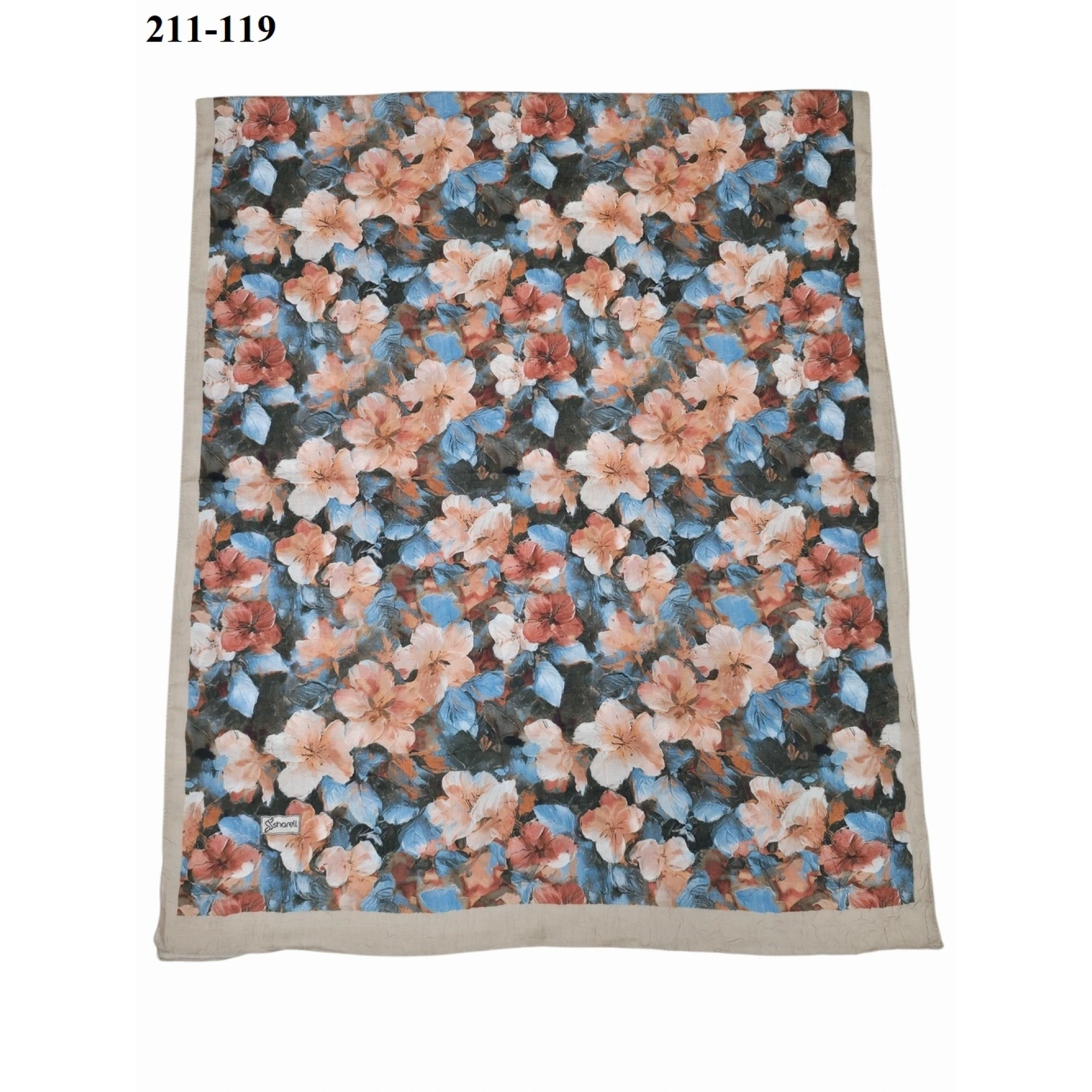 Sharell Bambu Kraş Pamuk Şal (Taş) 211-119