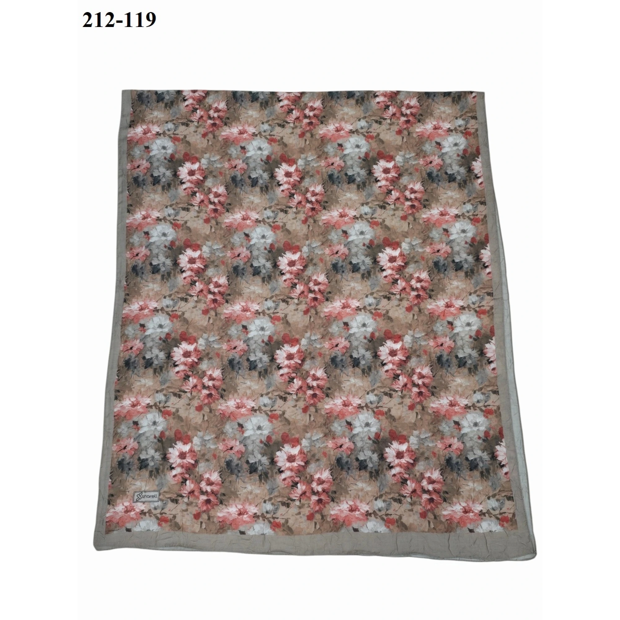 Sharell Bambu Kraş Pamuk Şal (Açık Vizon) 212-119
