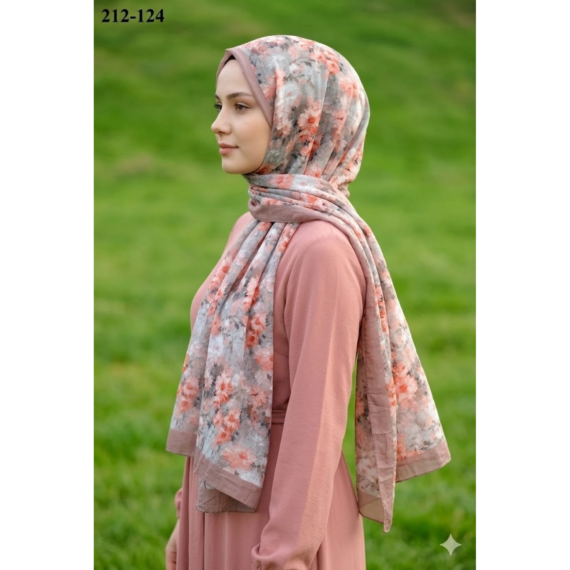 Sharell Bambu Kraş Pamuk Şal (Pişmiş Ayva) 212-124