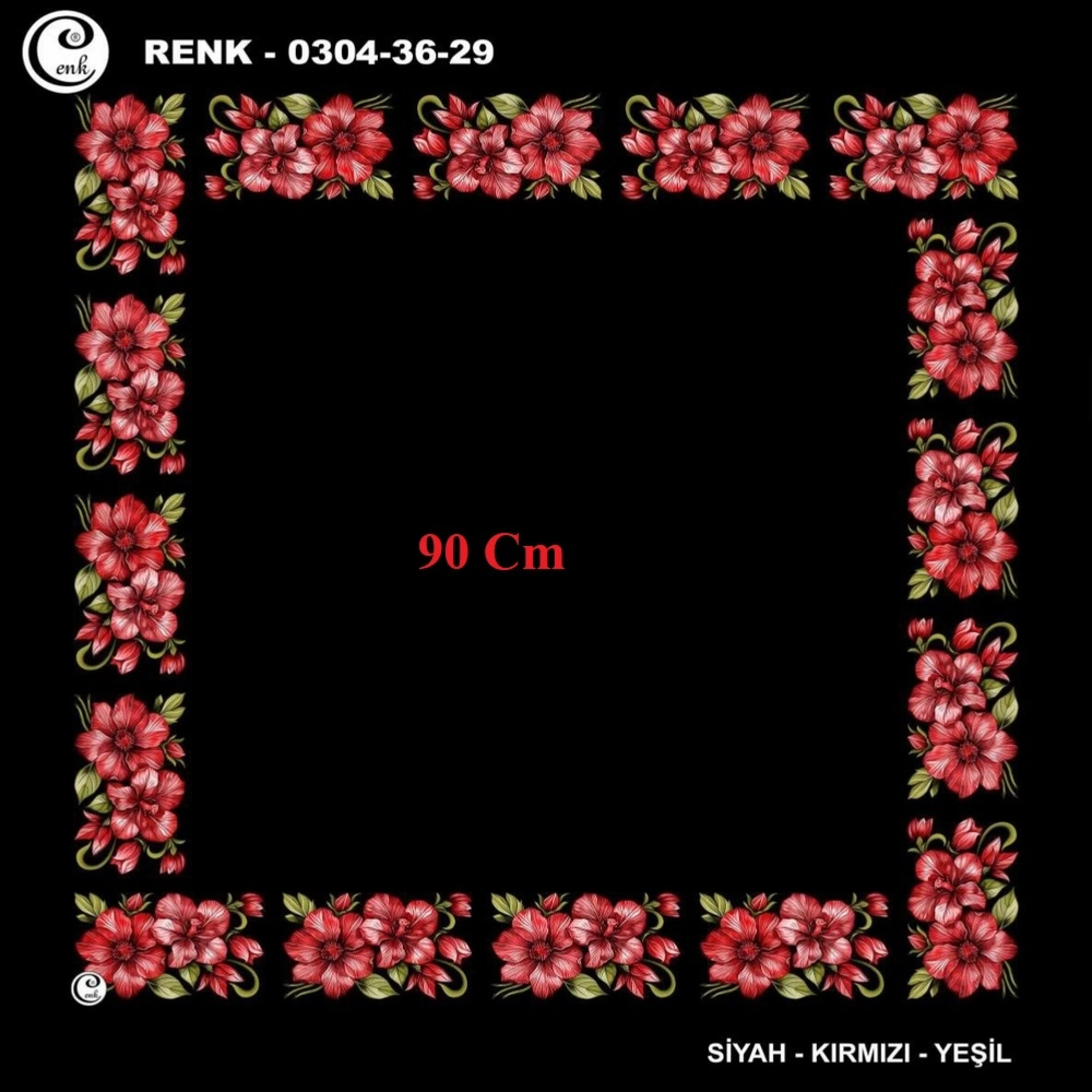 Cenk 90 CM İçi Boş Oyalık Yazma 036-29