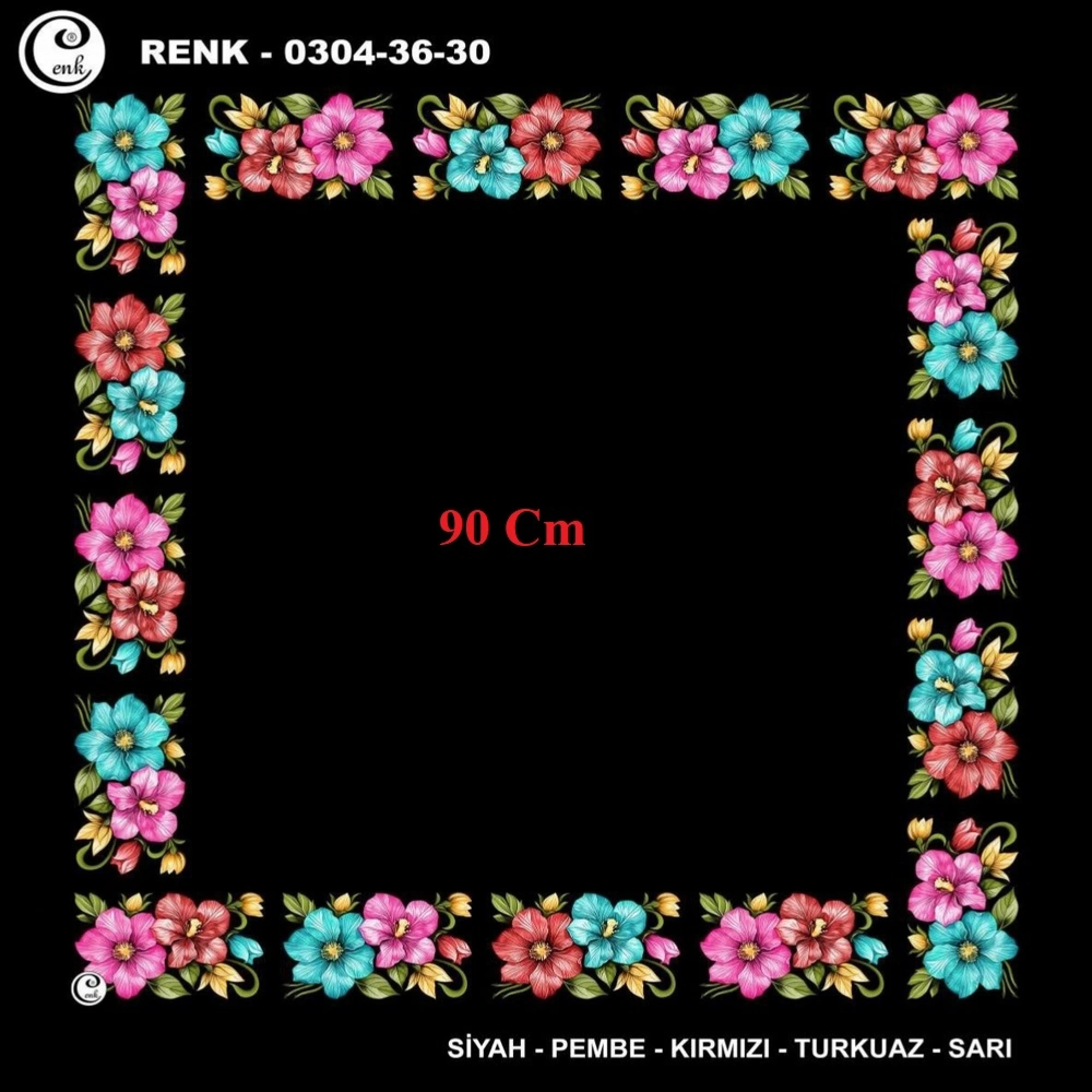 Cenk 90 CM İçi Boş Oyalık Yazma 036-30