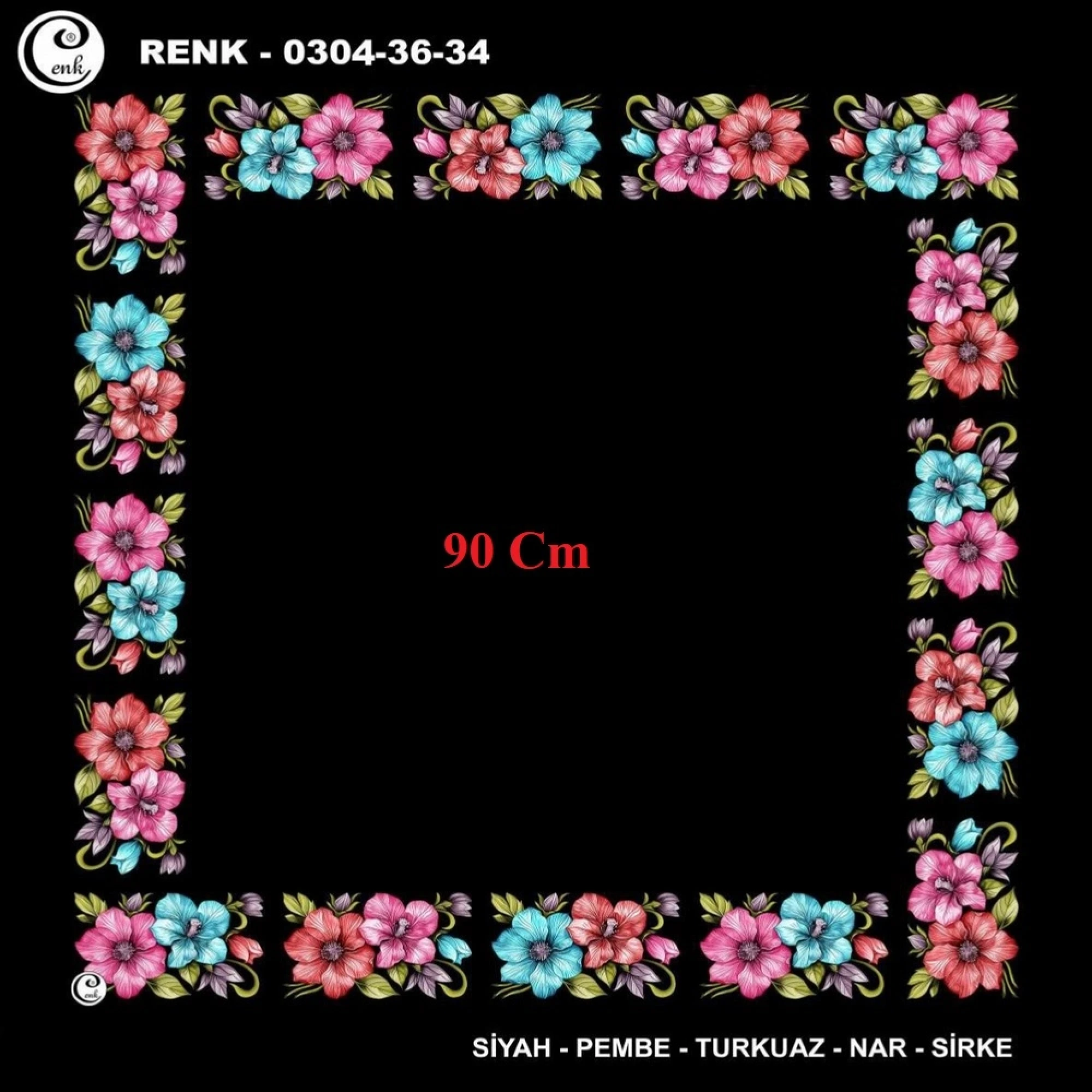Cenk 90 CM İçi Boş Oyalık Yazma 036-34