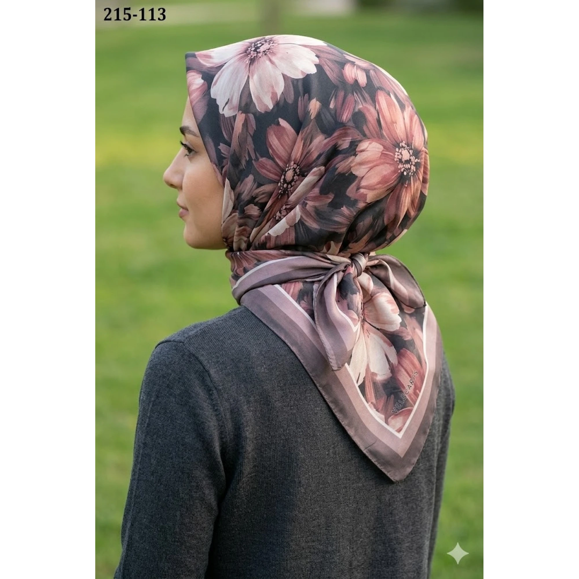 Velscarfs Soft Pamuk Parla Eşarp (Kahve) 215-113