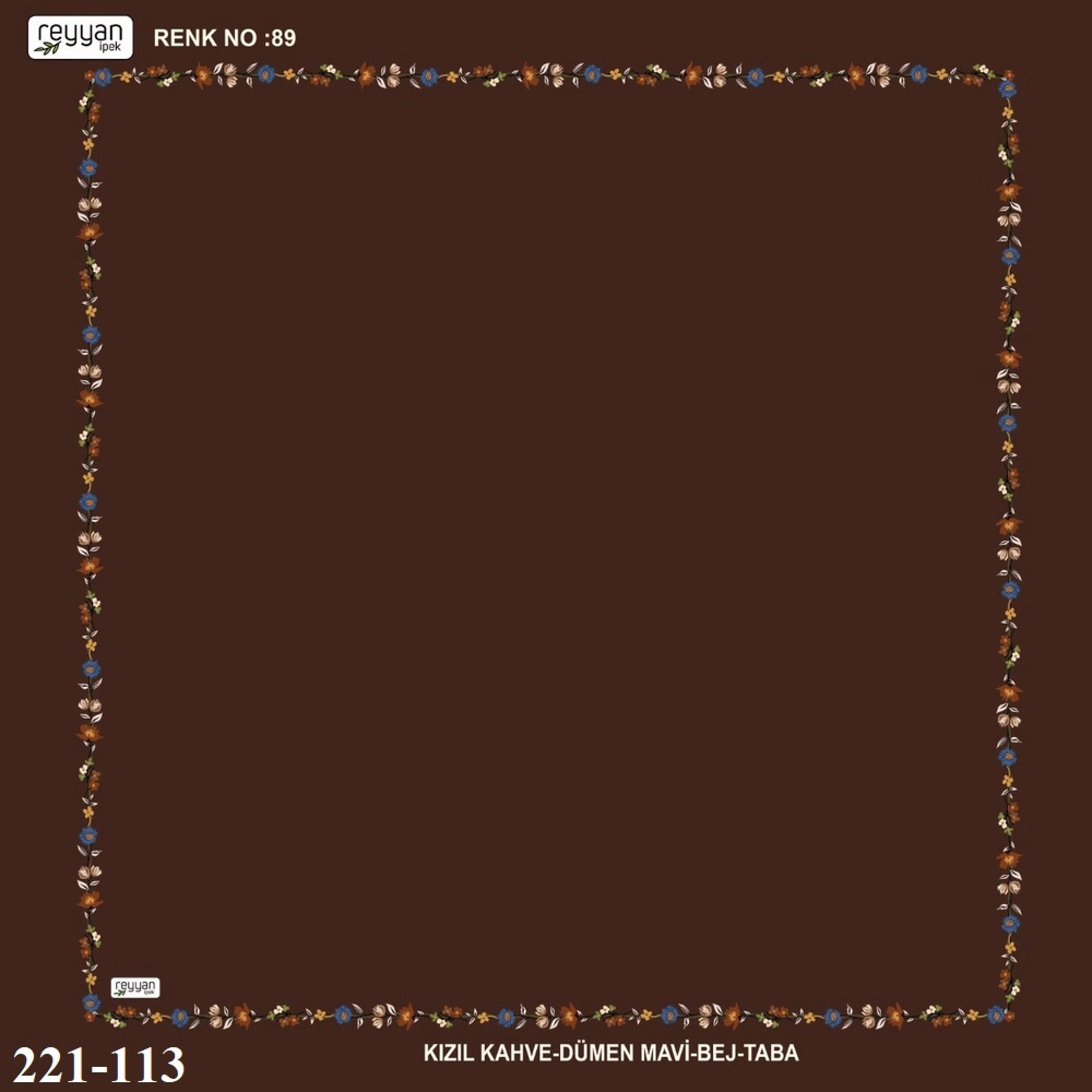 Reyyan İpek İçi Boş Desenli Oyalık Yazma 221-113