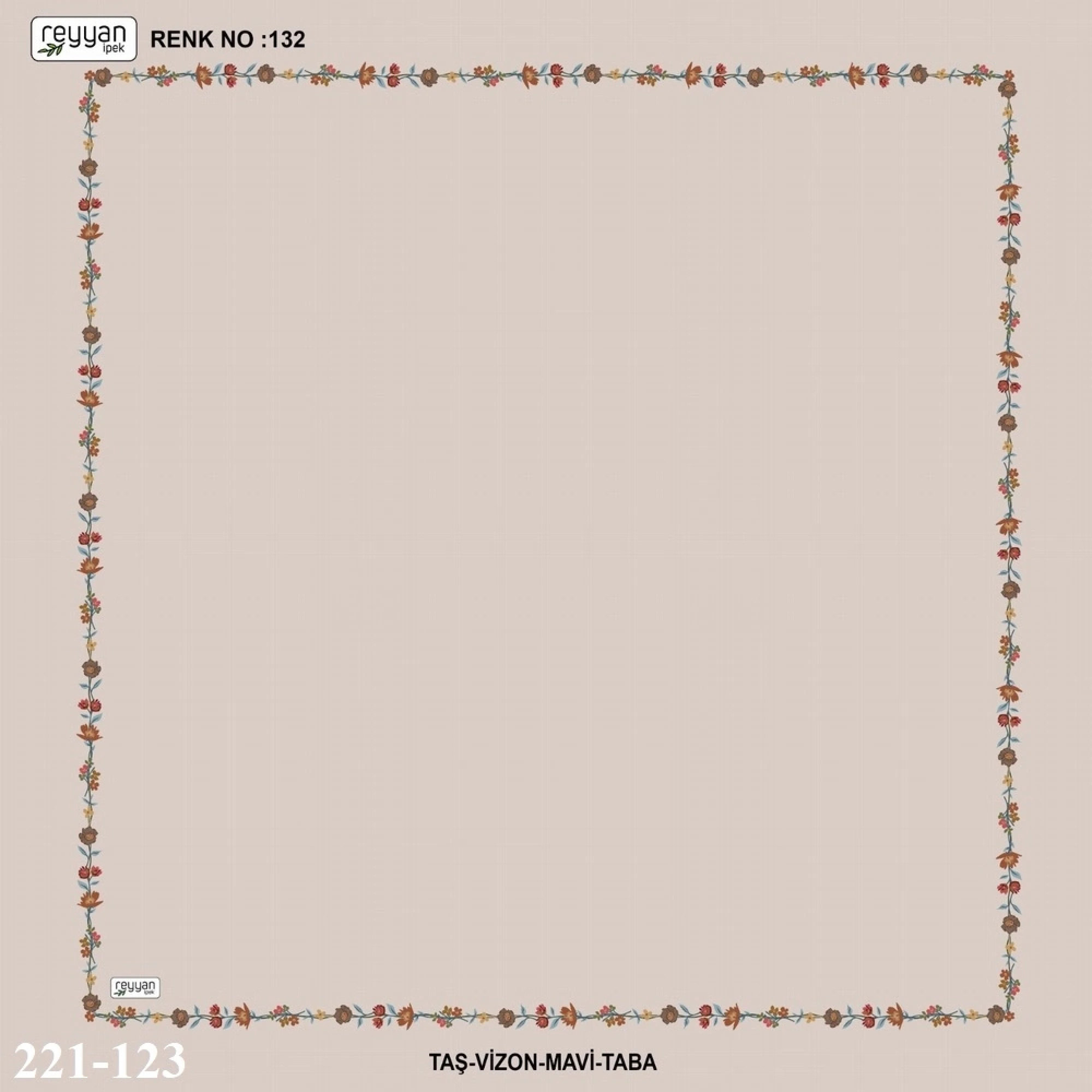 Reyyan İpek İçi Boş Desenli Oyalık Yazma 221-123