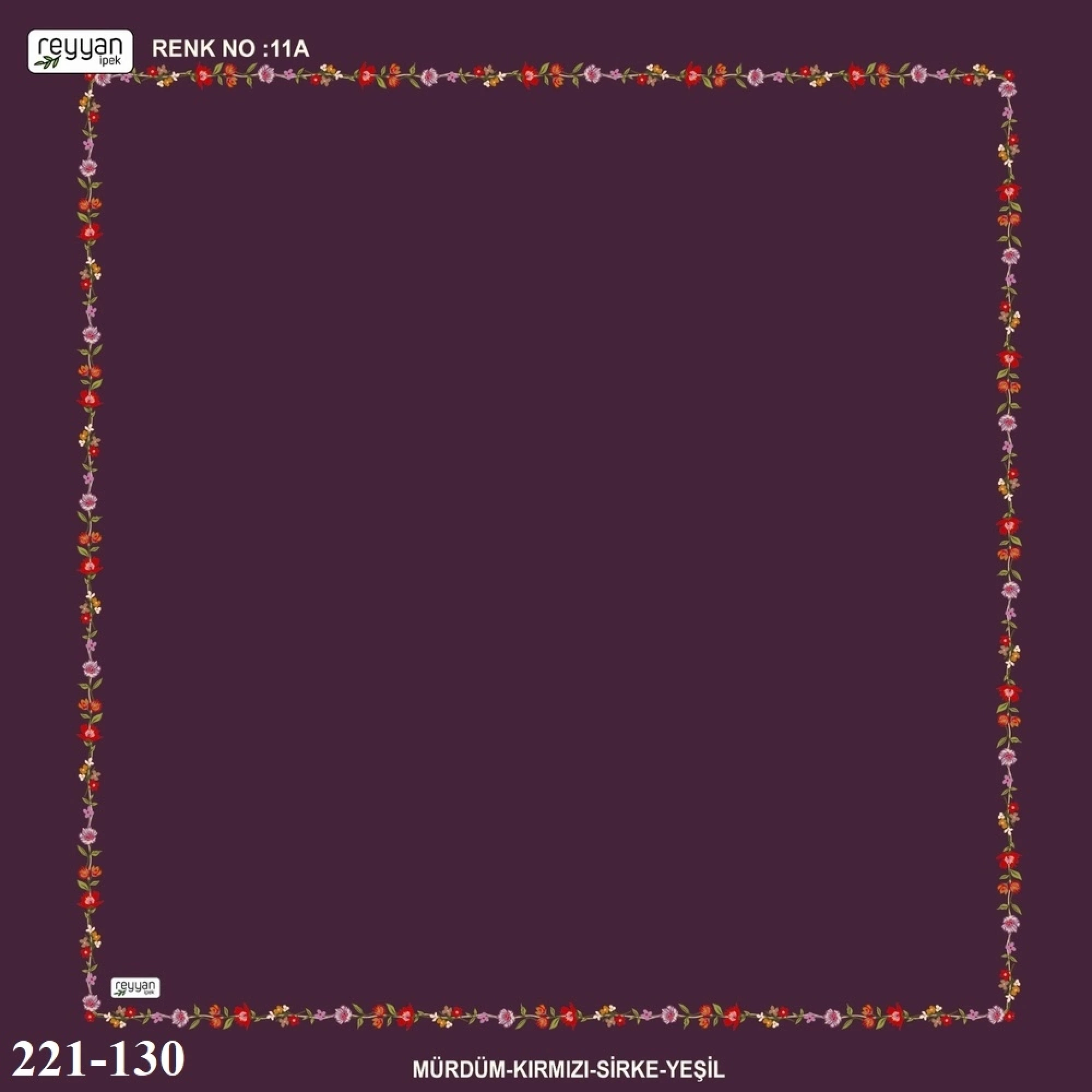 Reyyan İpek İçi Boş Desenli Oyalık Yazma 221-130