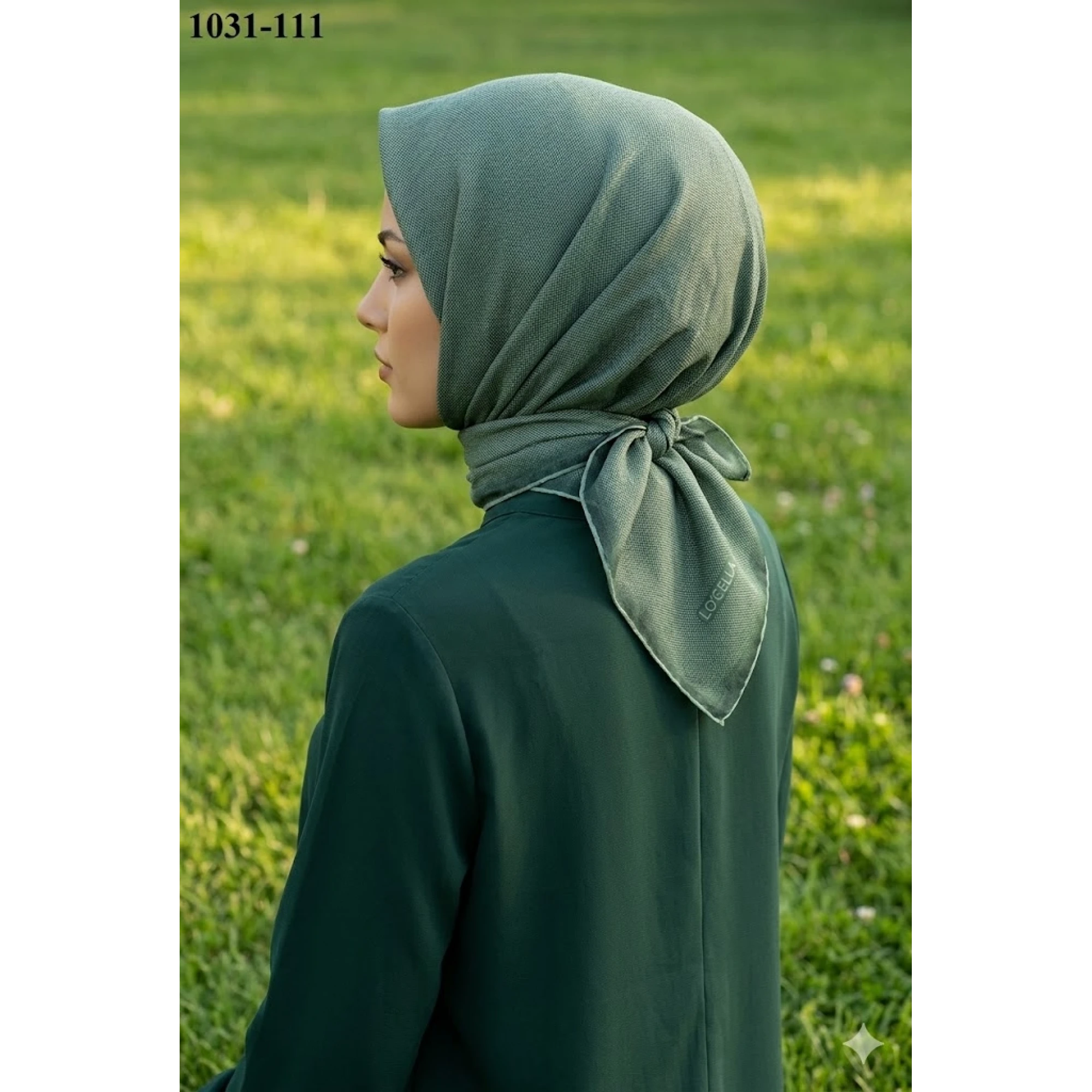 Locella Soft Pamuk Eşarp ( Zümrüt) 1031-111