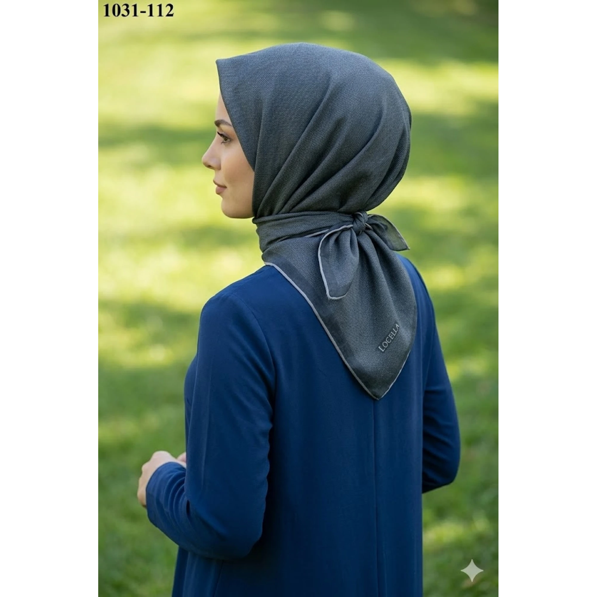 Locella Soft Pamuk Eşarp ( Antrasit) 1031-112