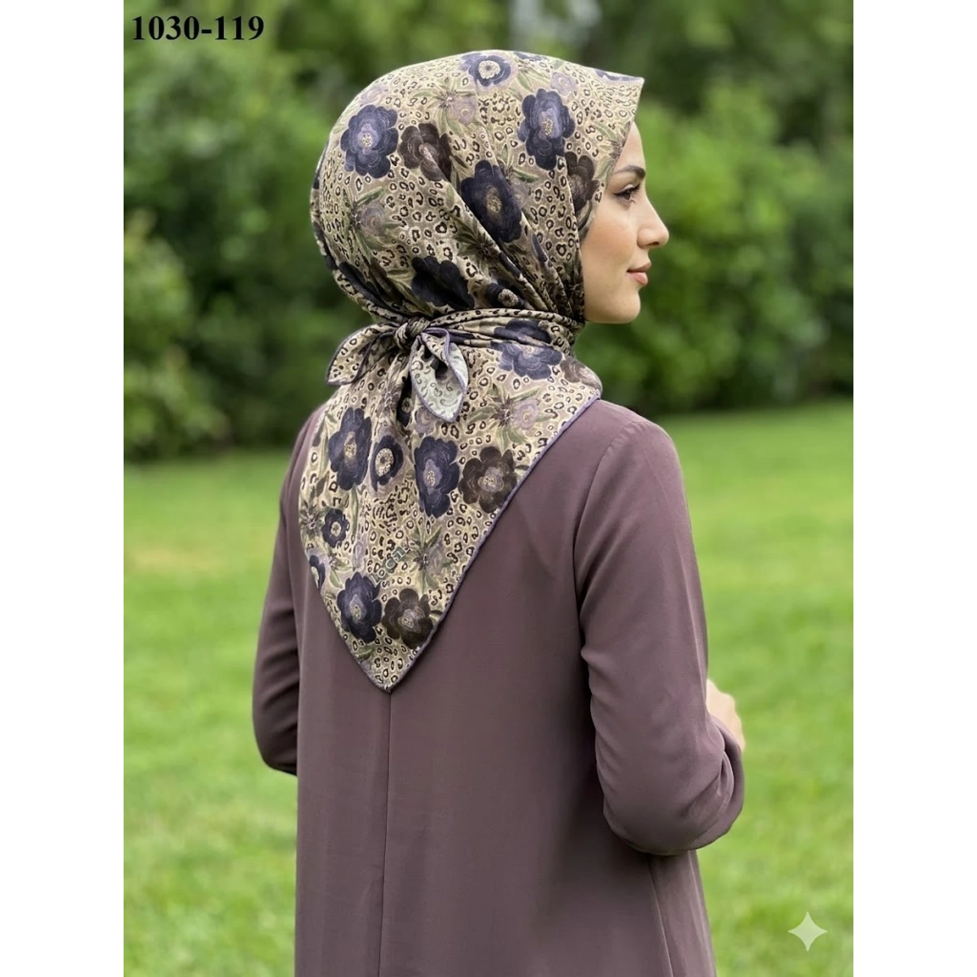 Locella Soft Pamuk Eşarp (Vizon Lila ) 1030-119