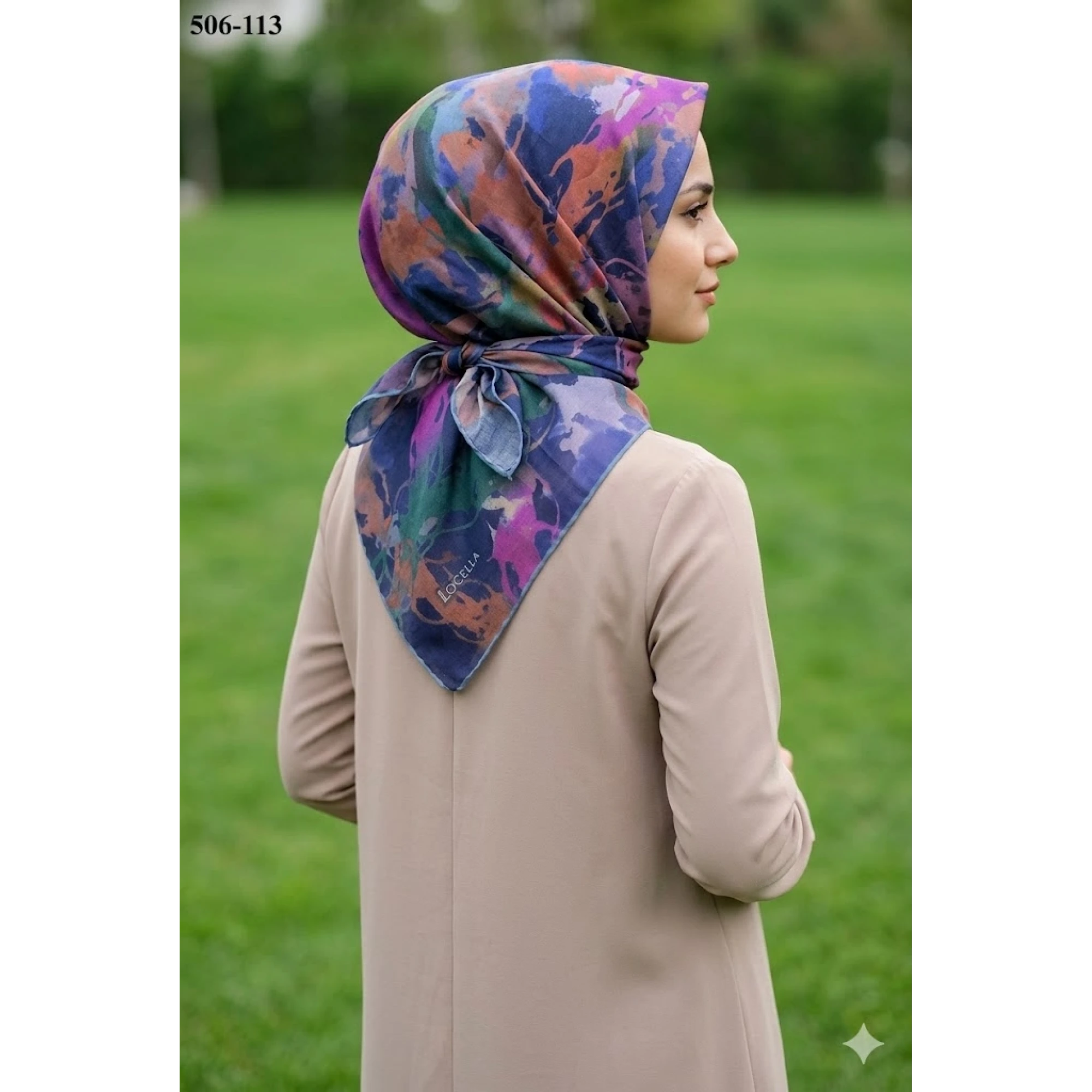 Locella Soft Pamuk Eşarp 506-113