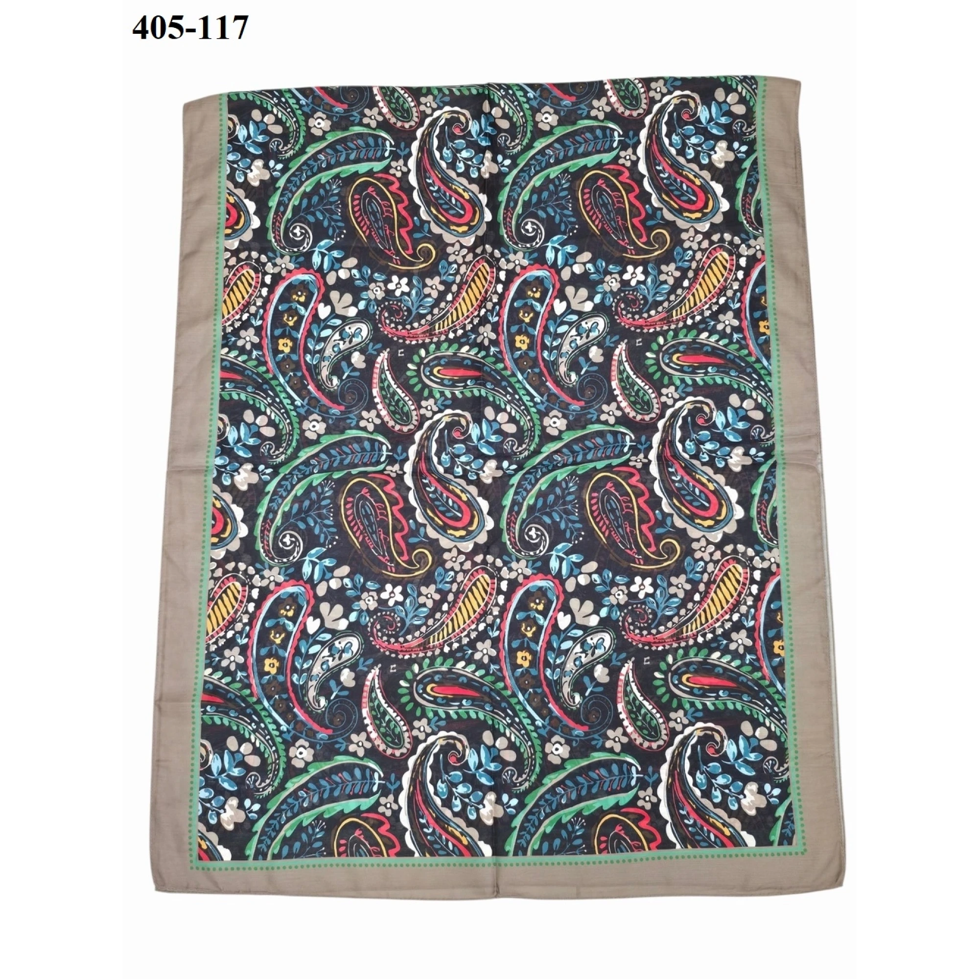 Eylül İpek Etnik Desen Soft Şal 405-117