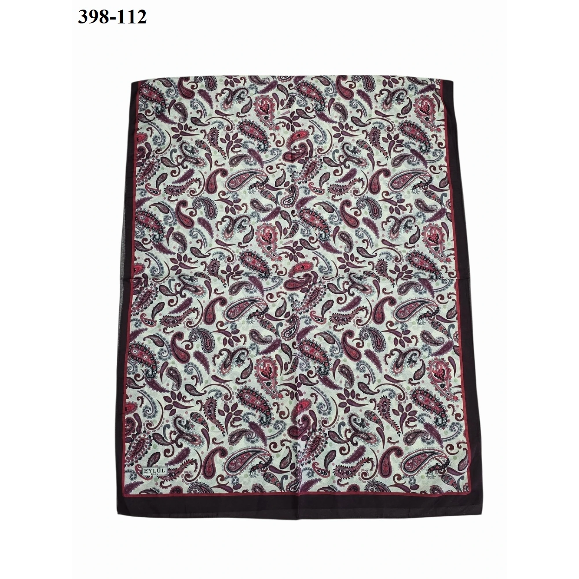Eylül İpek Etnik Desen Soft Şal 398-112