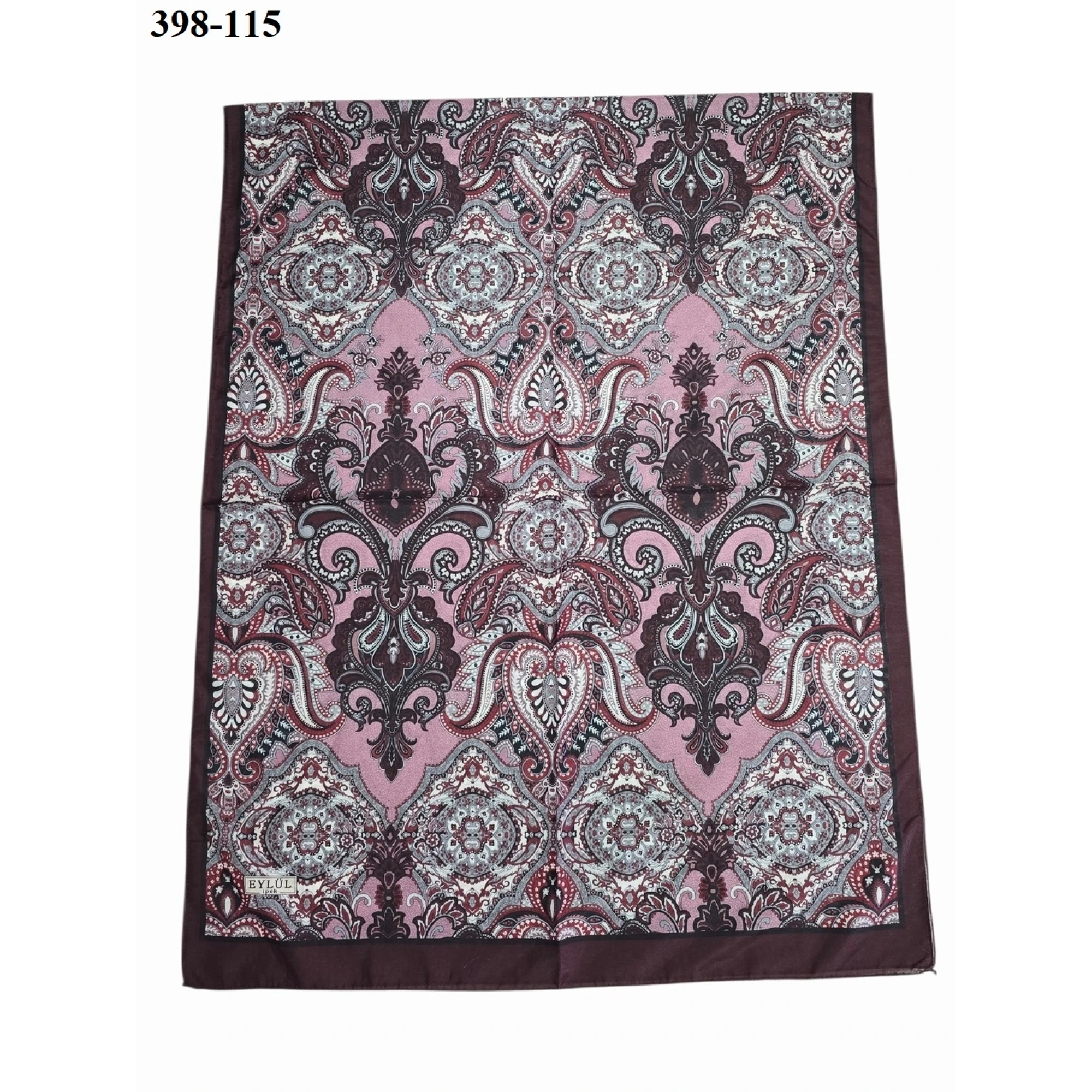 Eylül İpek Etnik Desen Soft Şal 398-115
