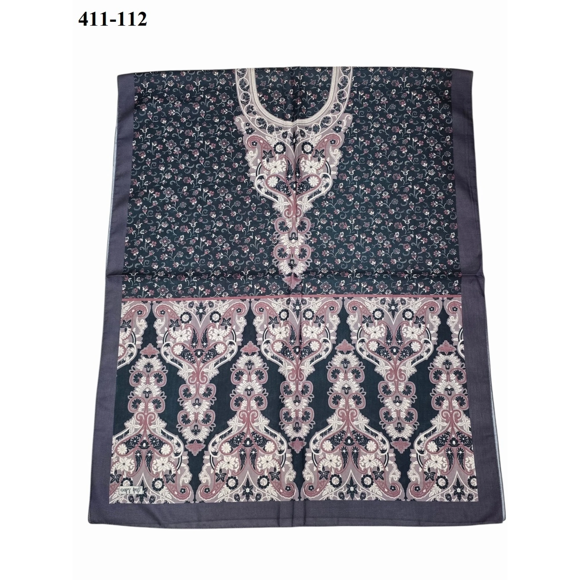 Soft İpek Etnik Desen Soft Şal 411-112