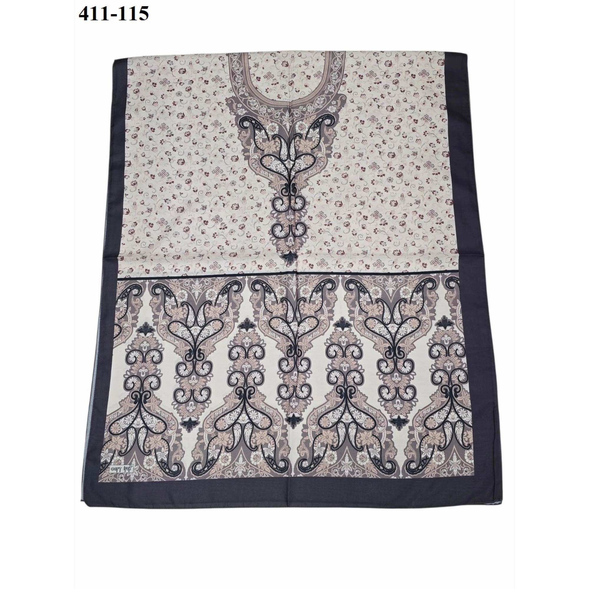 Soft İpek Etnik Desen Soft Şal 411-115