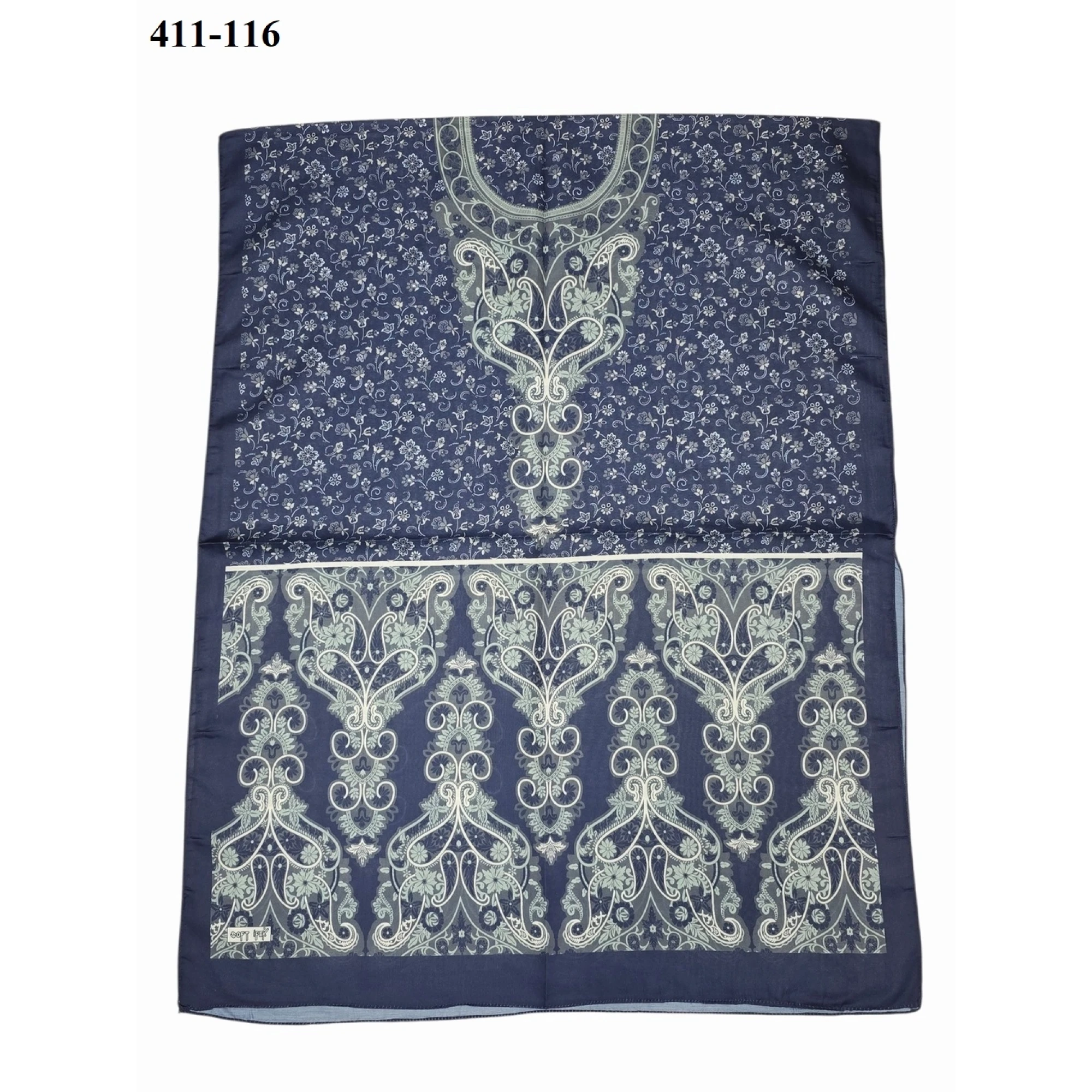 Soft İpek Etnik Desen Soft Şal 411-116