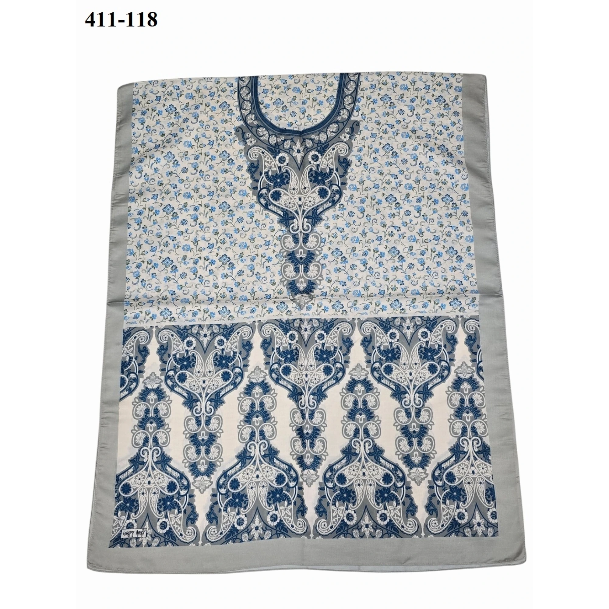 Soft İpek Etnik Desen Soft Şal 411-118
