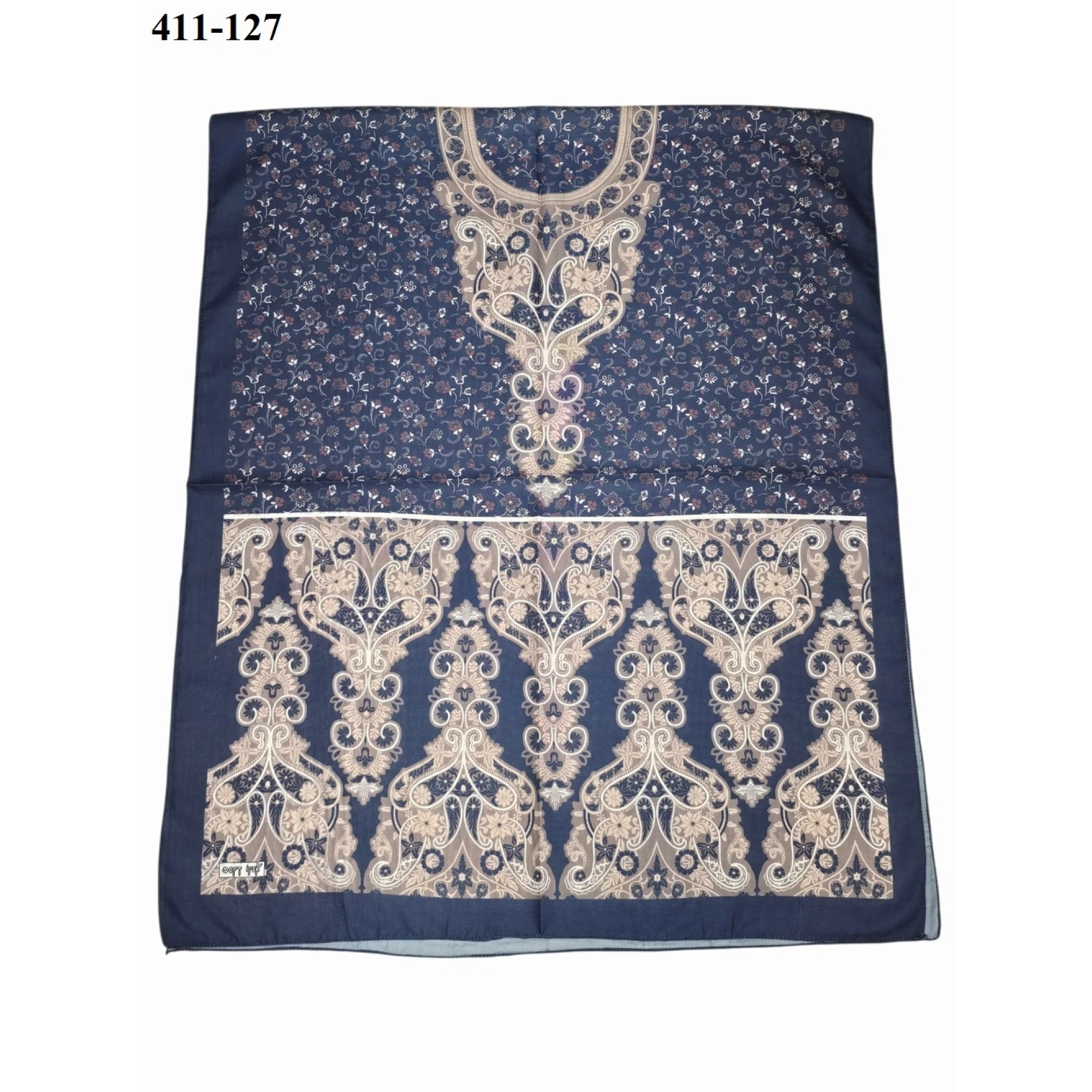 Soft İpek Etnik Desen Soft Şal 411-127