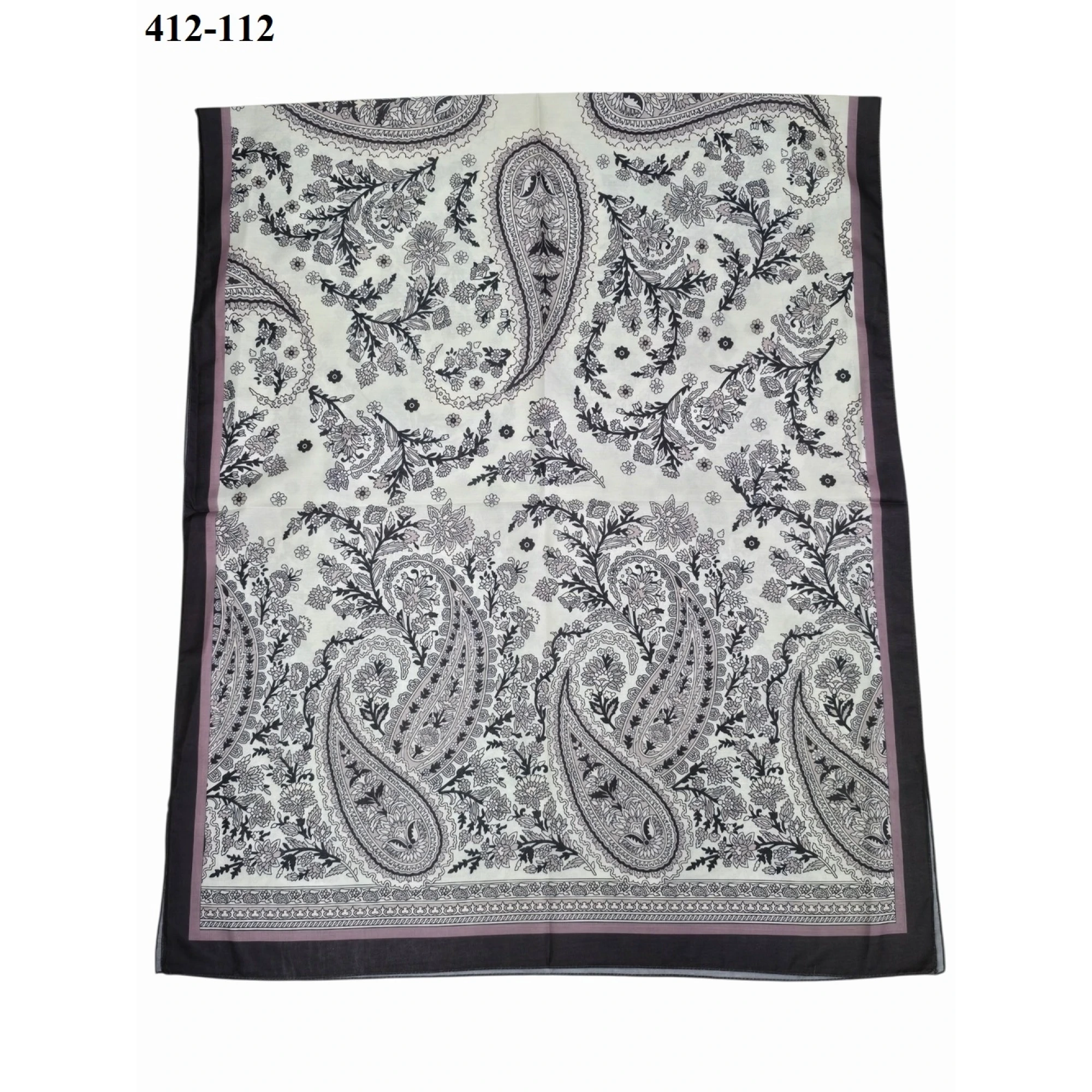 Soft İpek Etnik Desen Soft Şal 412-112