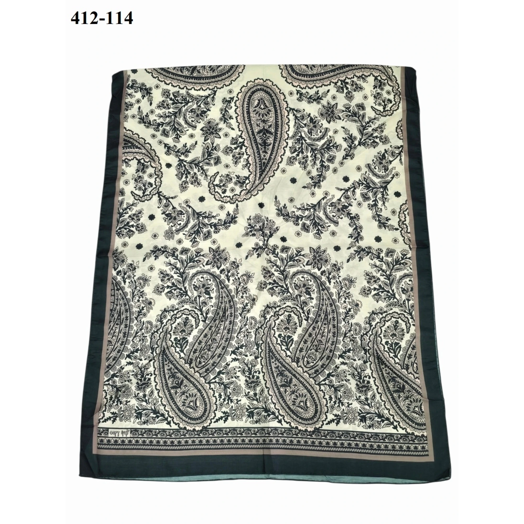 Soft İpek Etnik Desen Soft Şal 412-114