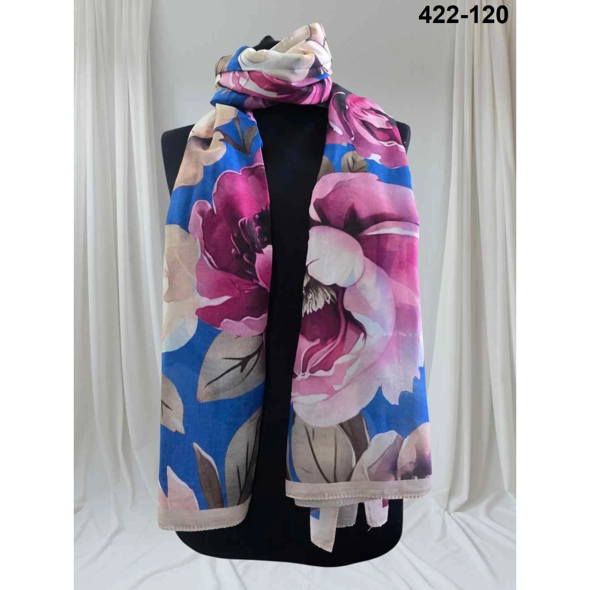 Eylül İpek Etnik Desen Soft Şal 422-120