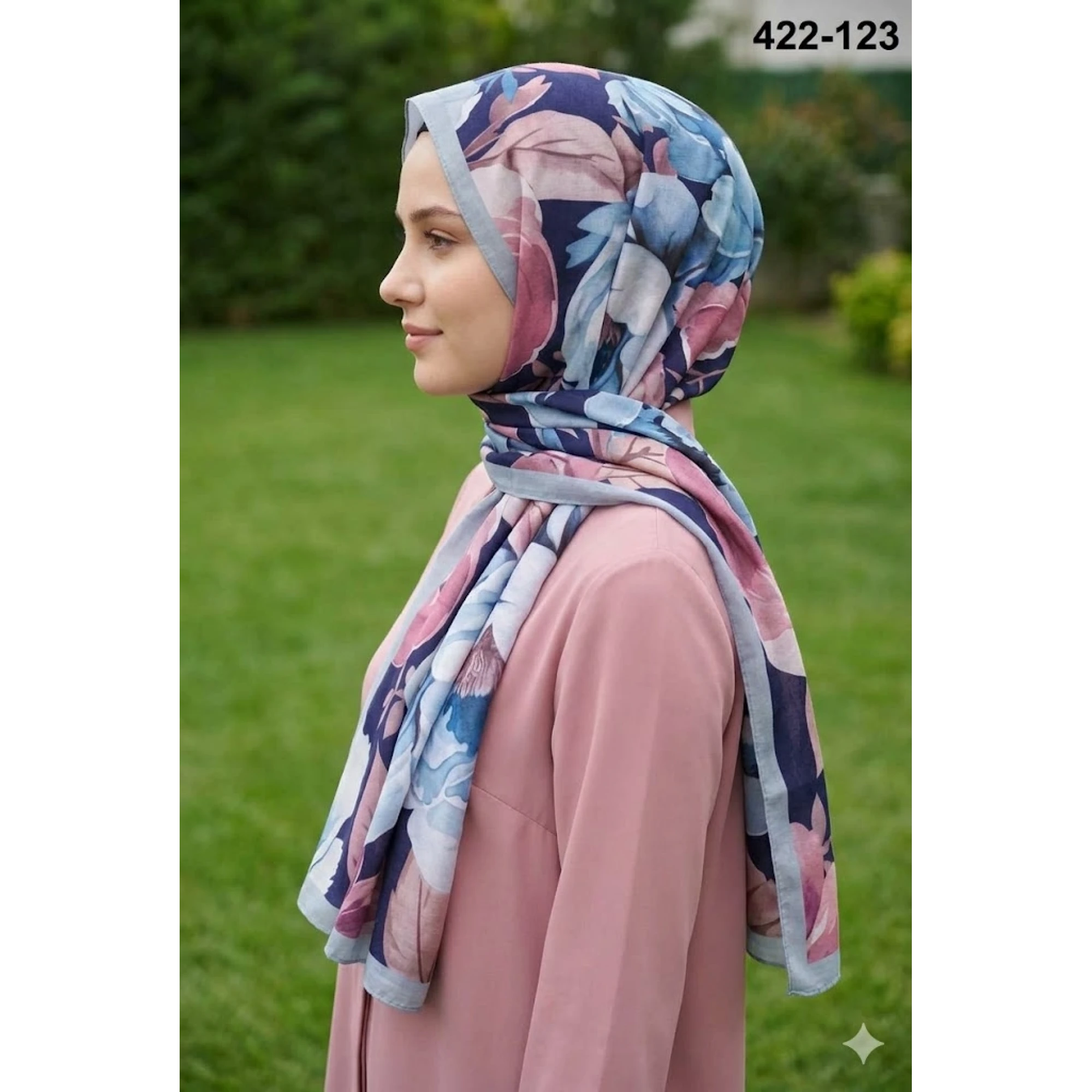 Eylül İpek Etnik Desen Soft Şal 422-123