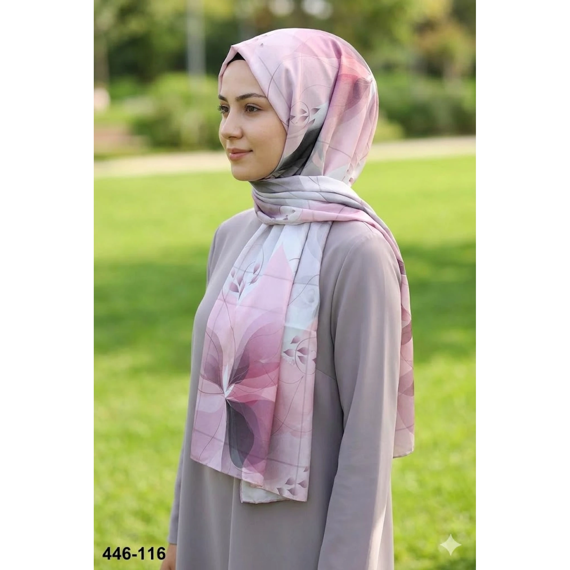 Buqle Dijital Desenli Soft Şal 446-116