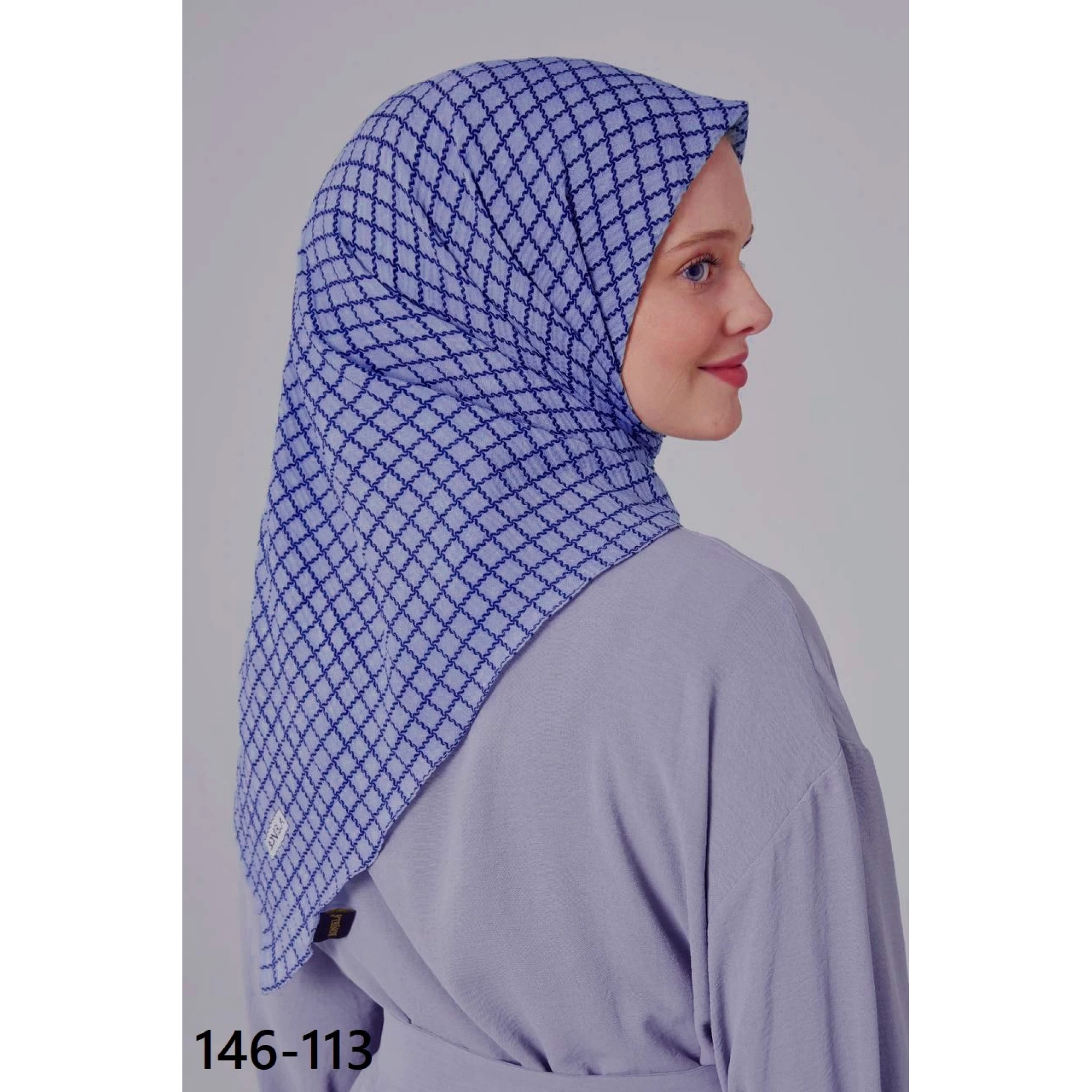 Bonjela Desenli Mio Caz Pamuk Eşarp 146-113