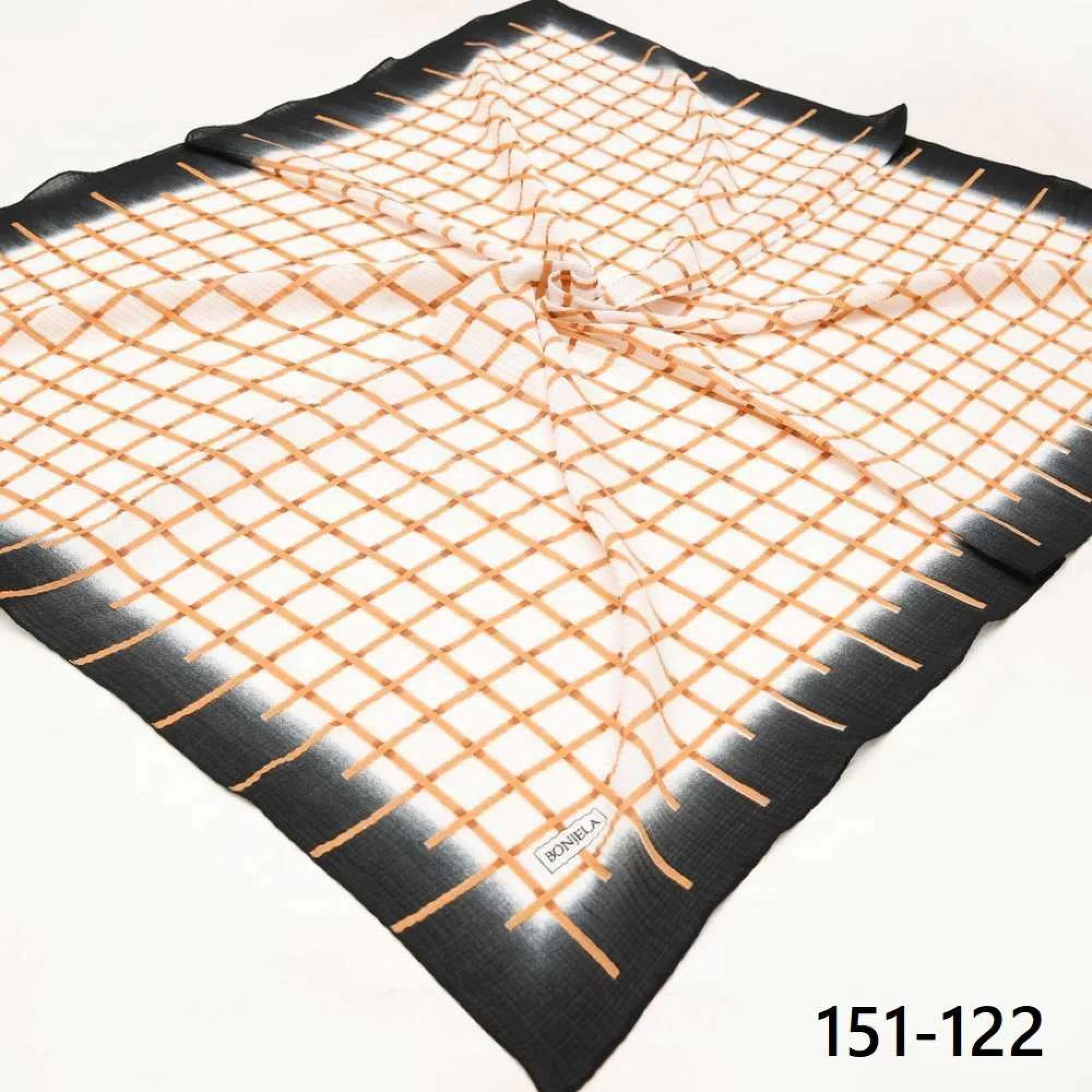 Bonjela Desenli Mio Caz Pamuk Eşarp 151-122