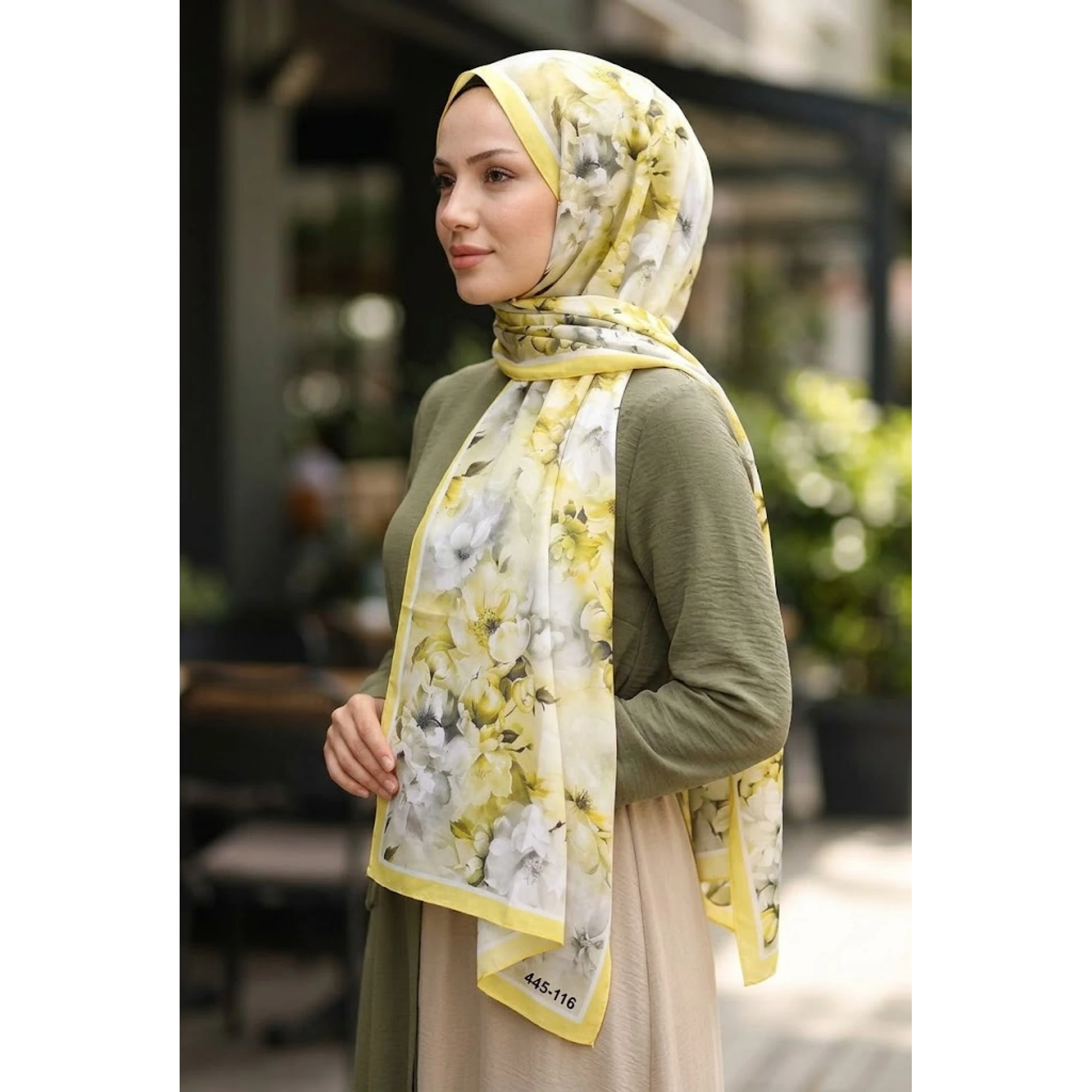 Buqle Dijital Desenli Soft Şal 445-116