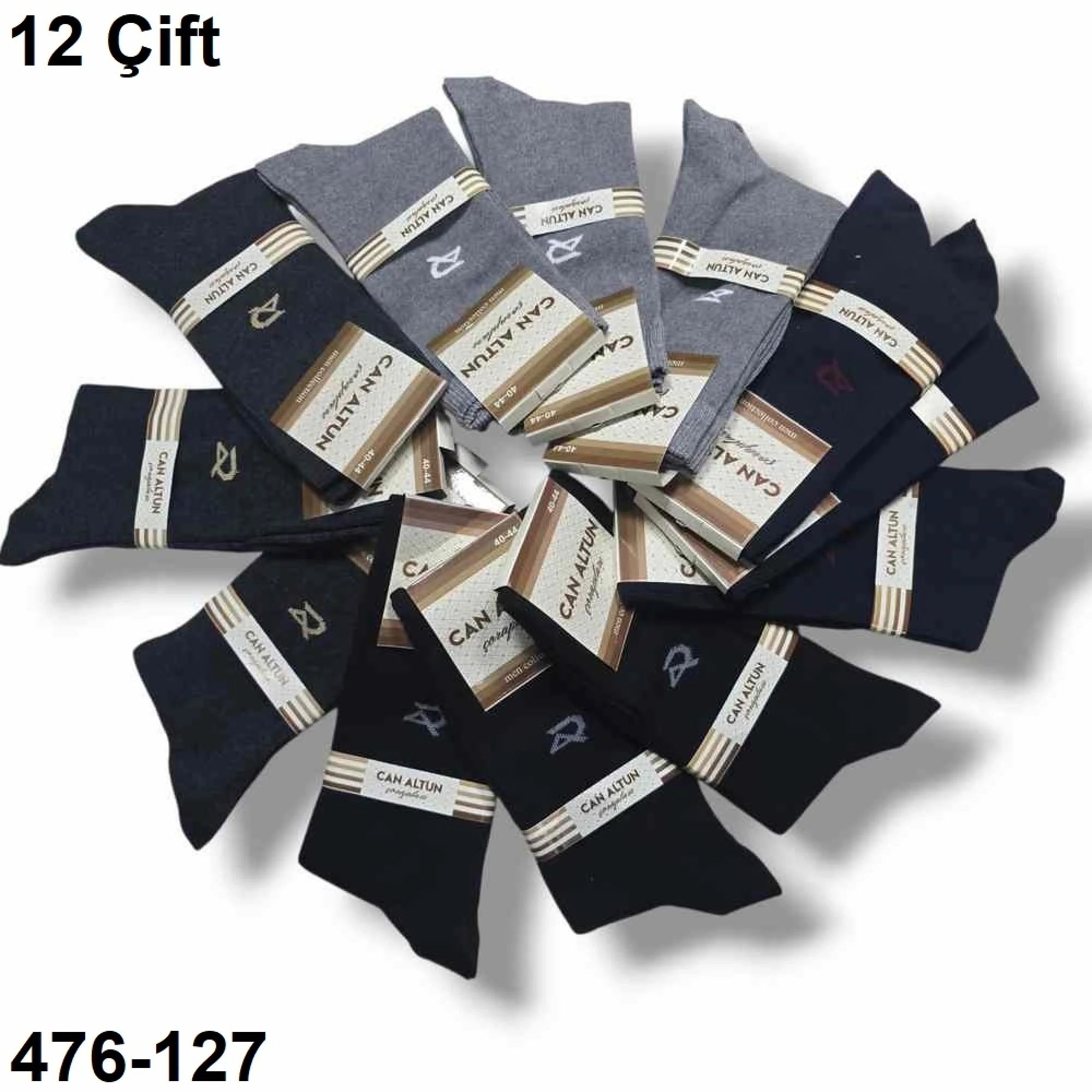 Can Altun Erkek Soket Çorap (12 Çift ) 476-127