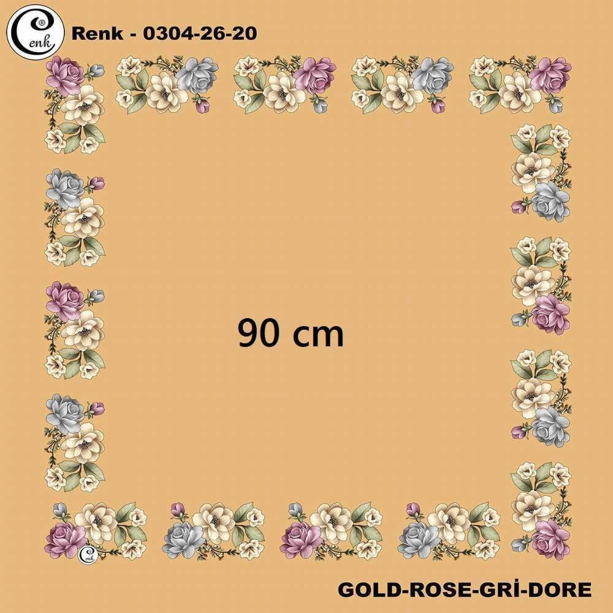 Cenk 90 CM İçi Boş Oyalık Yazma 026-20