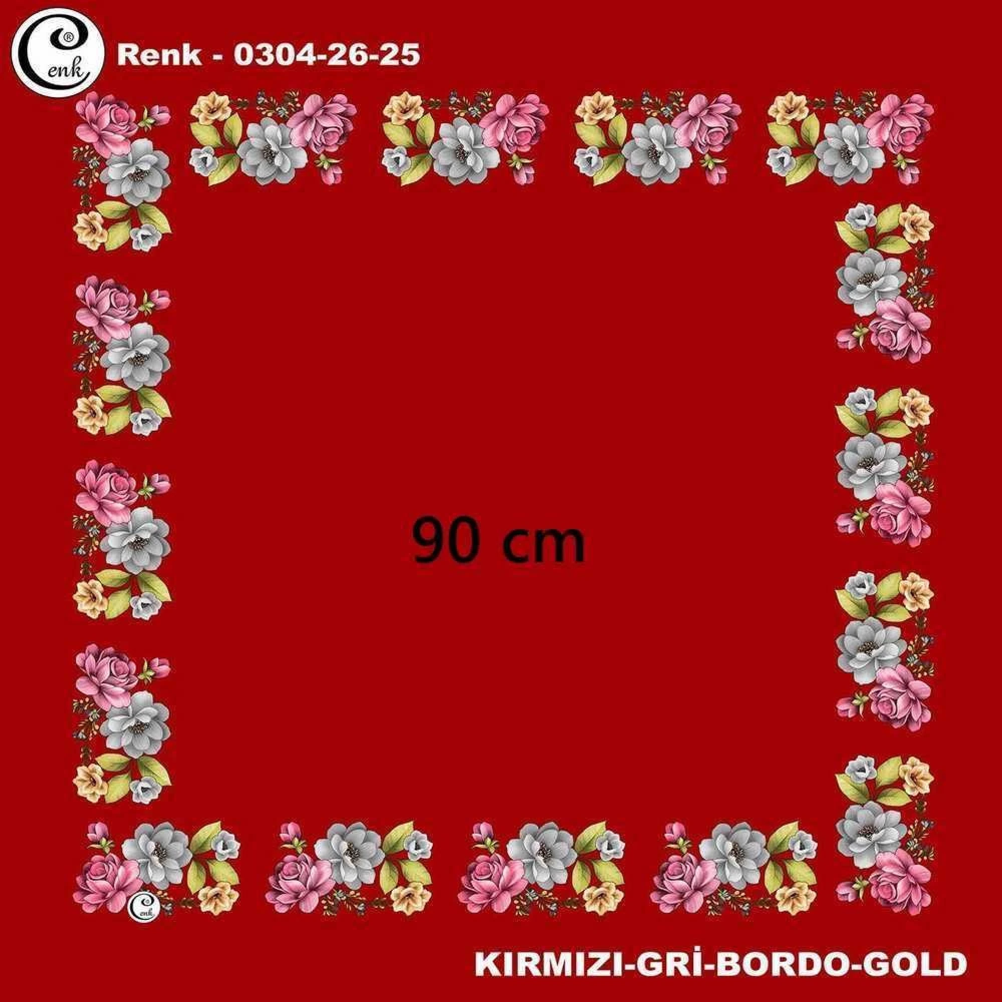 Cenk 90 CM İçi Boş Oyalık Yazma 026-25