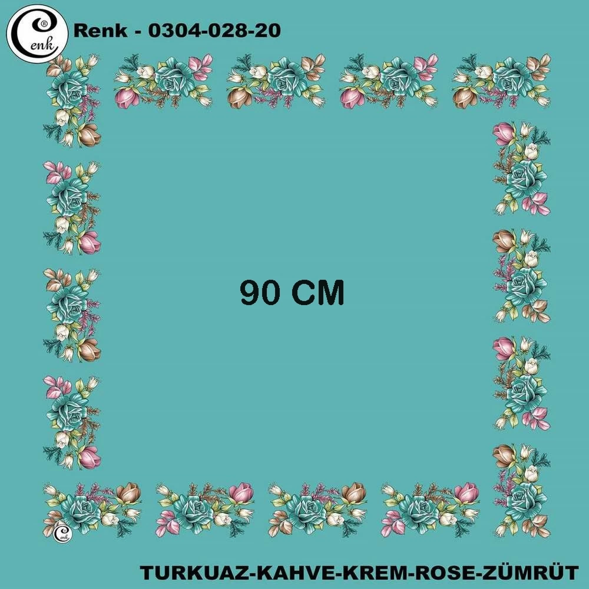 Cenk 90 CM İçi Boş Oyalık Yazma 028-20