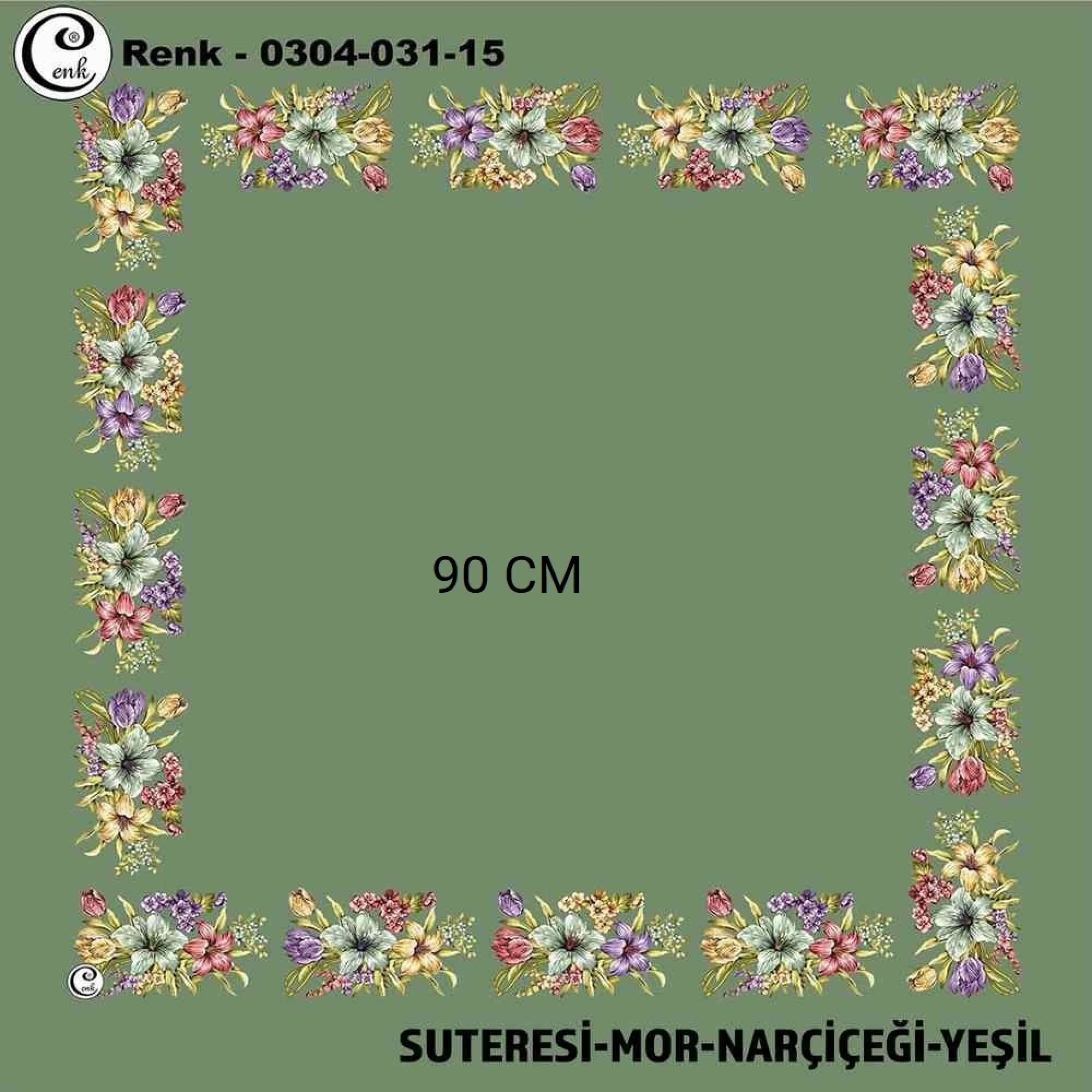 Cenk 90 CM İçi Boş Oyalık Yazma 031-15