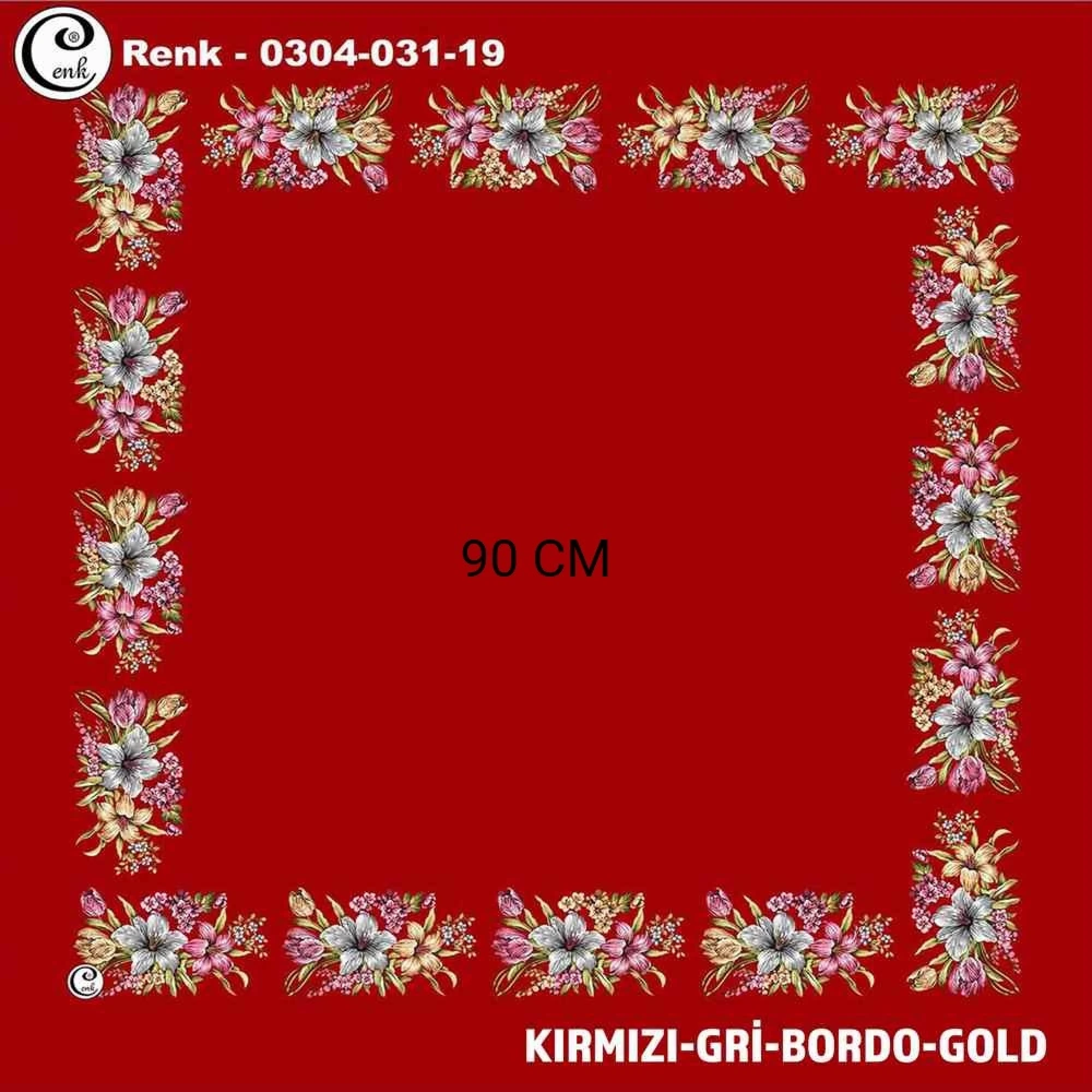 Cenk 90 CM İçi Boş Oyalık Yazma 031-19