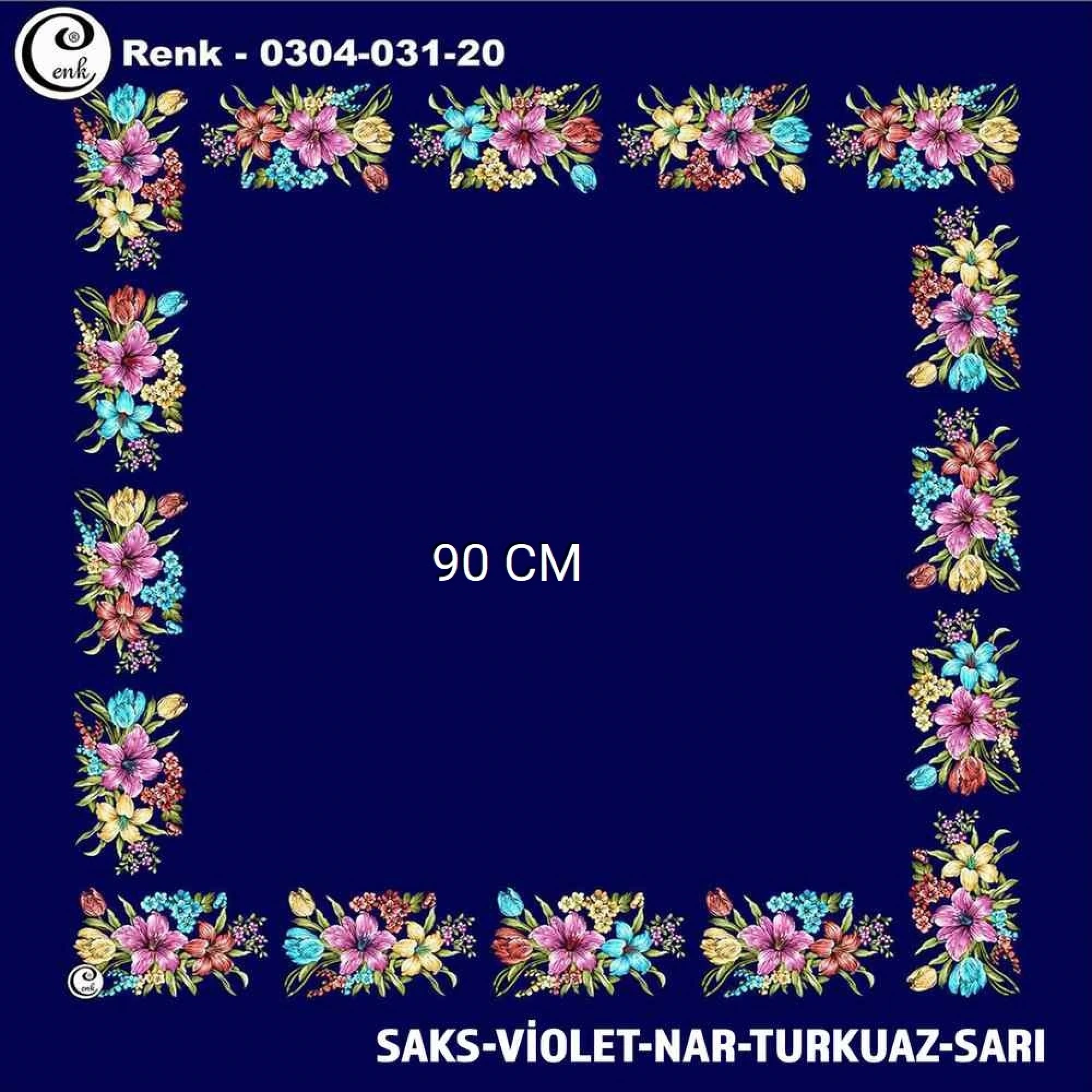 Cenk 90 CM İçi Boş Oyalık Yazma 031-20