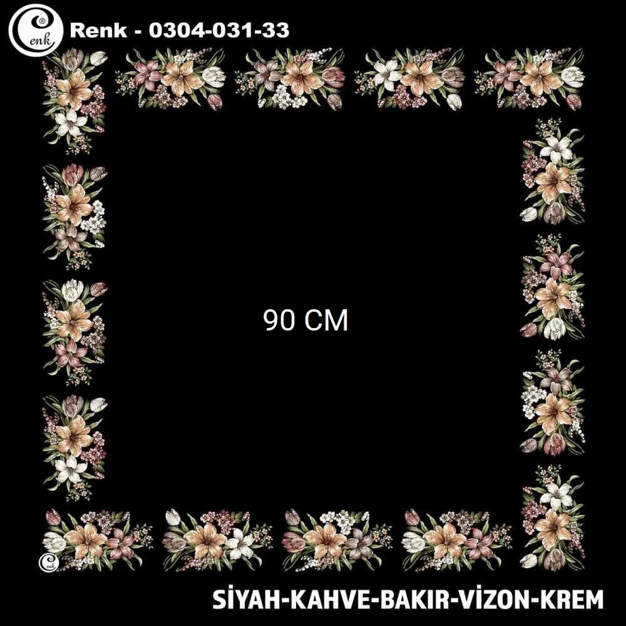 Cenk 90 CM İçi Boş Oyalık Yazma 031-33