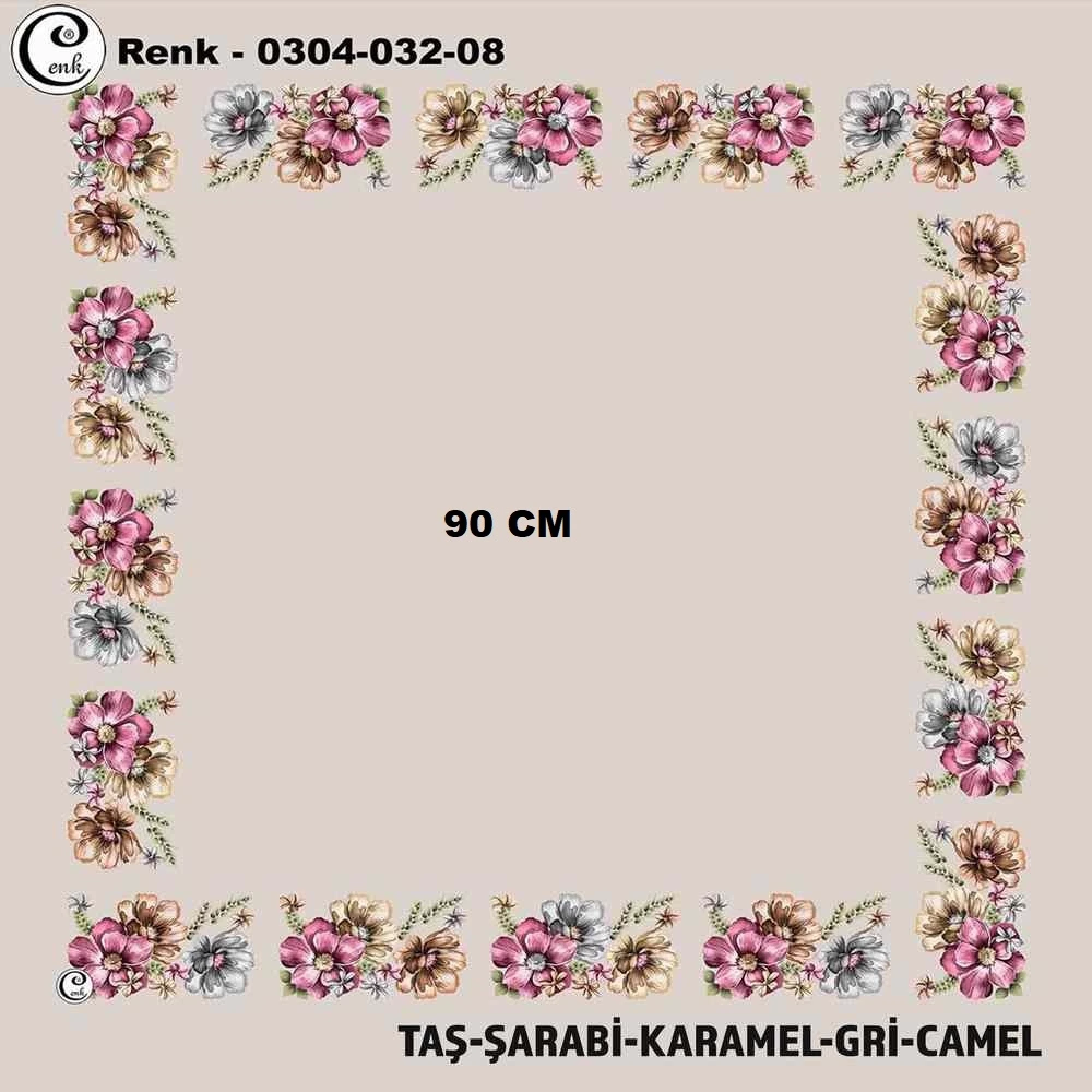 Cenk 90 CM İçi Boş Oyalık Yazma 032-08