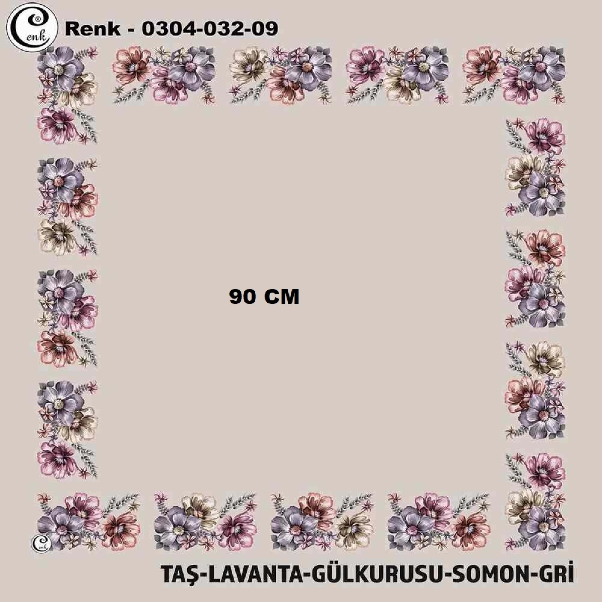 Cenk 90 CM İçi Boş Oyalık Yazma 032-09