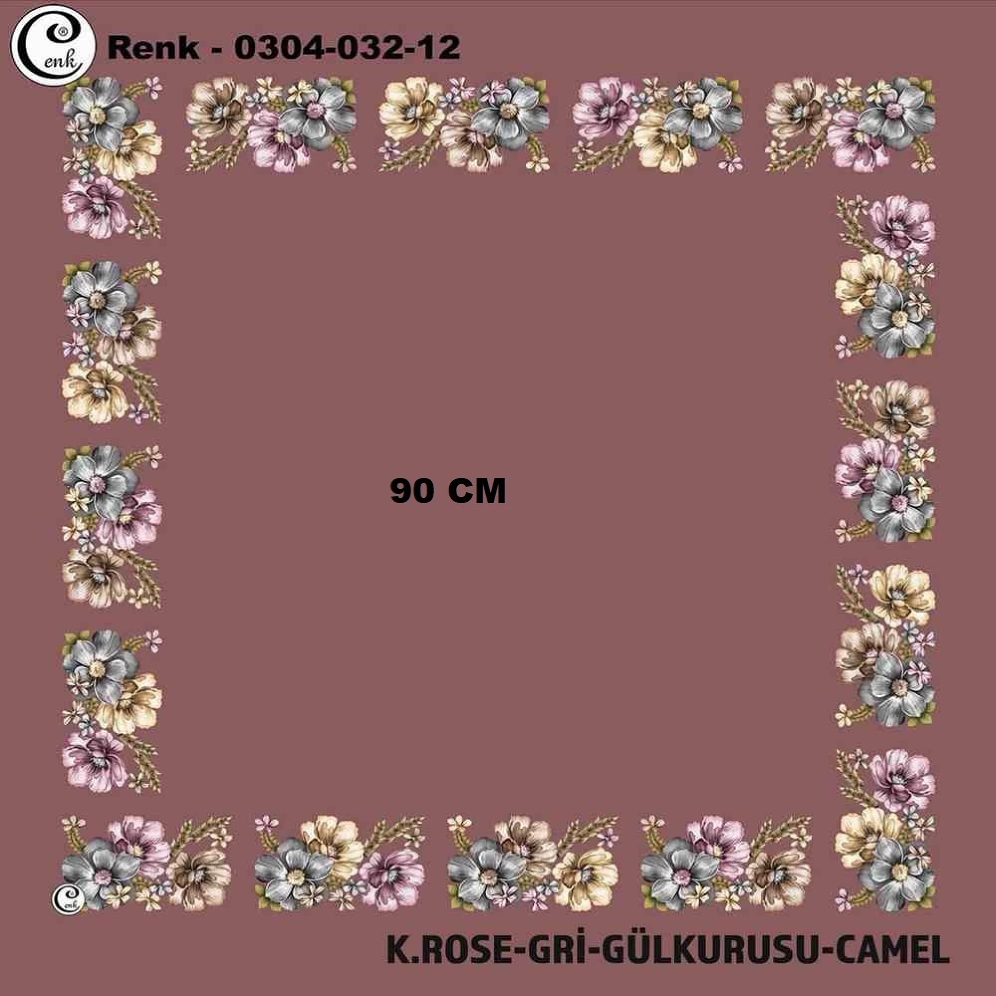 Cenk 90 CM İçi Boş Oyalık Yazma 032-12